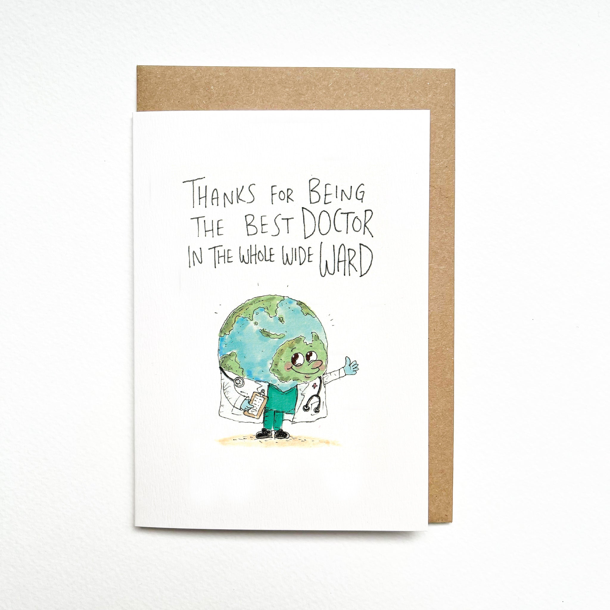 Thanks For Being The Best Doctor In The Whole Wide Ward | Doctor Thank You Card