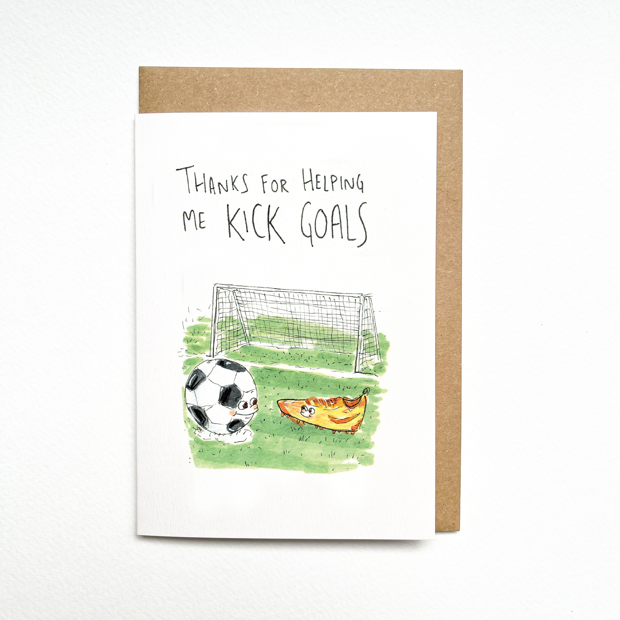 Thanks for Helping Me Kick Goals