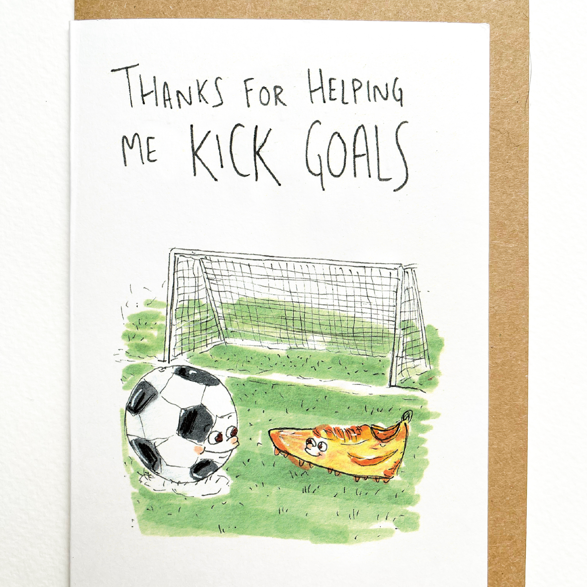 Thanks for Helping Me Kick Goals