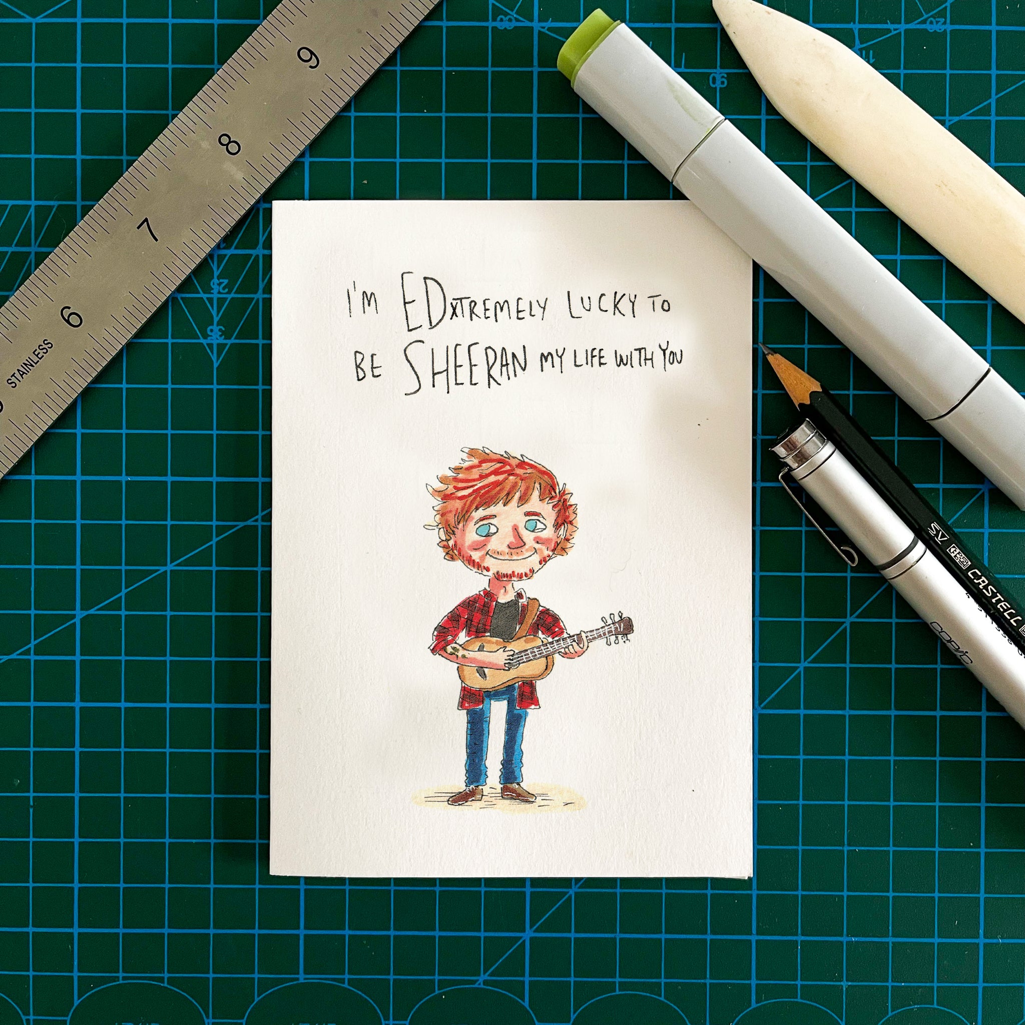I’m EDxtremely Lucky to Be Sheeran My Life with You