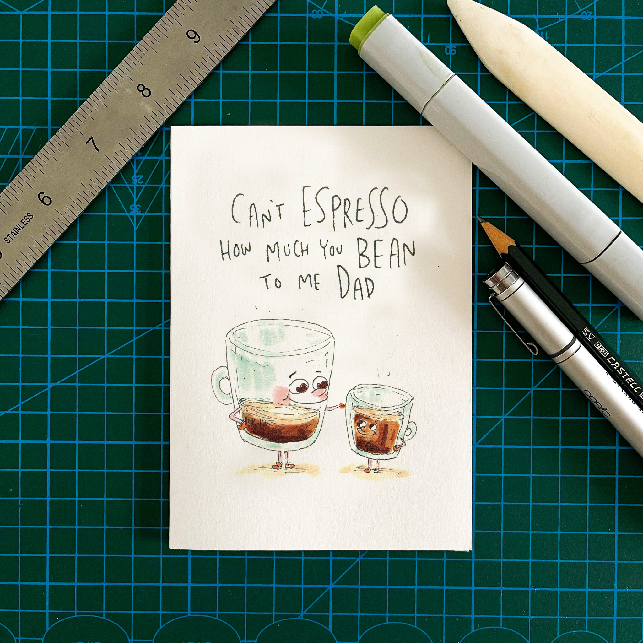 Can’t Espresso How Much You Bean to Me Dad
