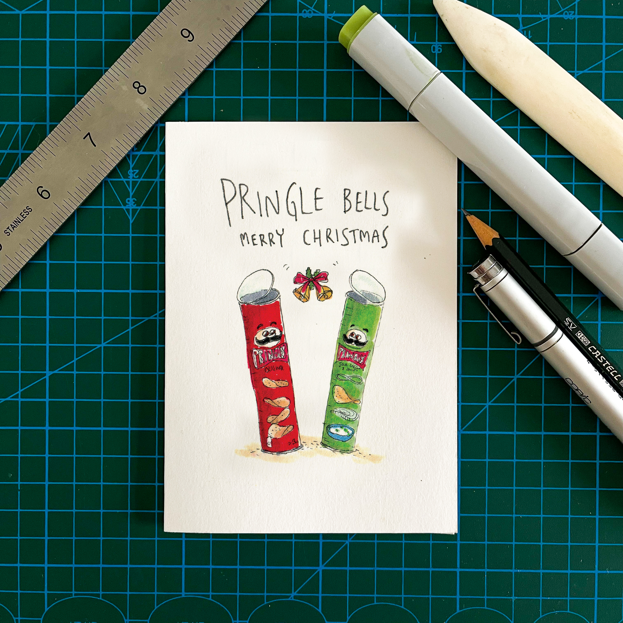 Pringle Bells, Merry Christmas