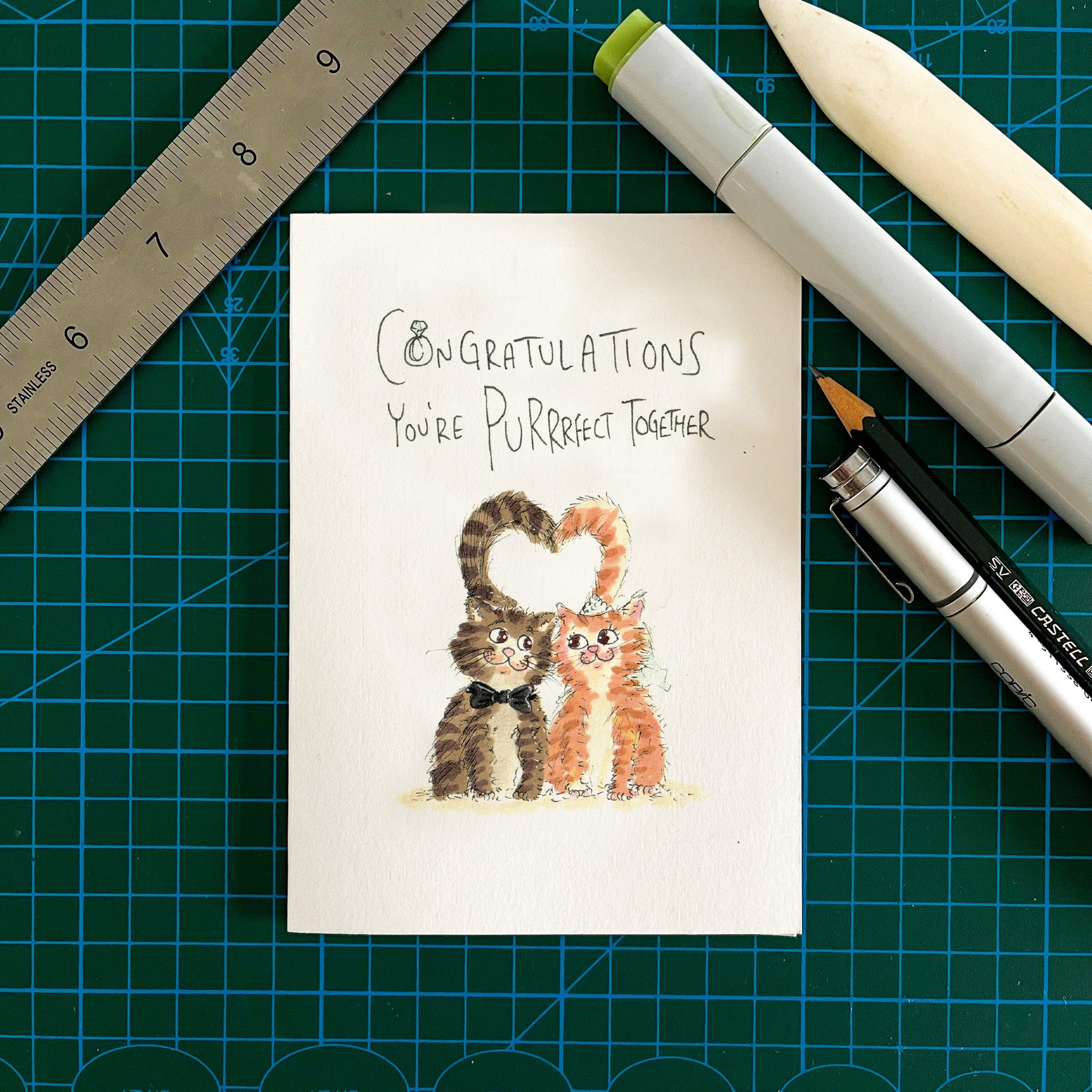 Congratulations You're Purrrfect Together