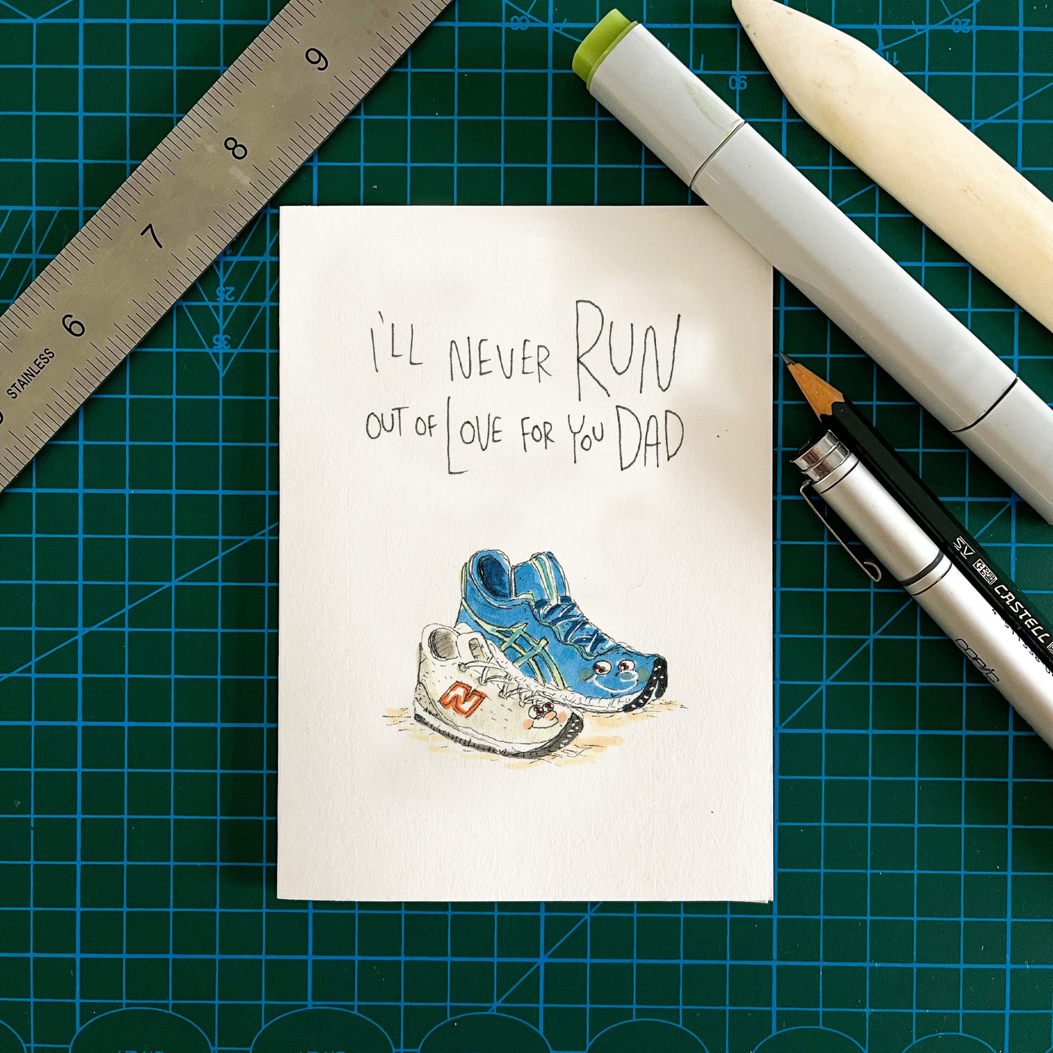 I'll Never Run Out of Love for you Dad - Well Drawn