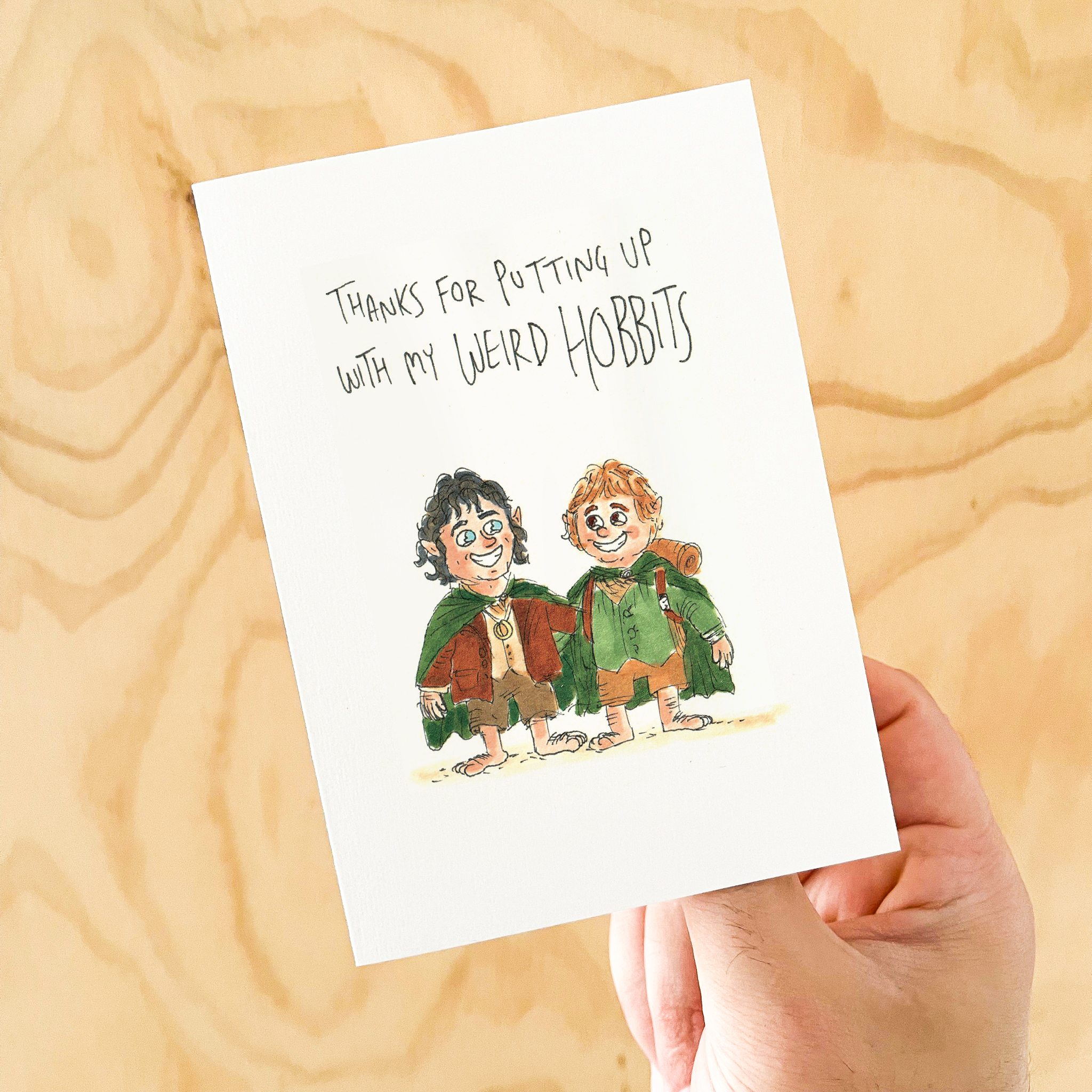 Thanks for putting up with my Weird Hobbits