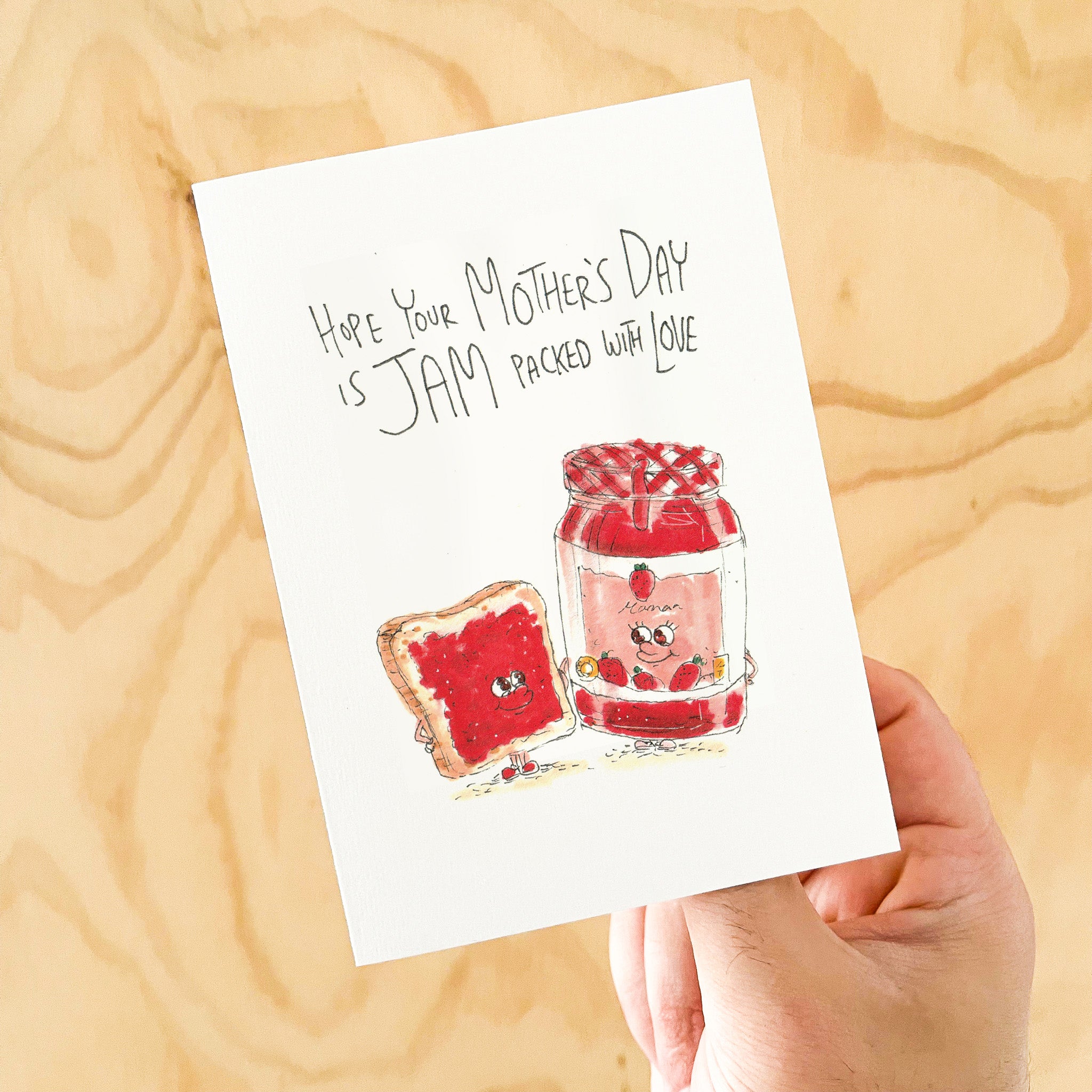 Hope Your Mother's Day is Jam Packed with Love | Mother's Day Card 2026 - Well Drawn