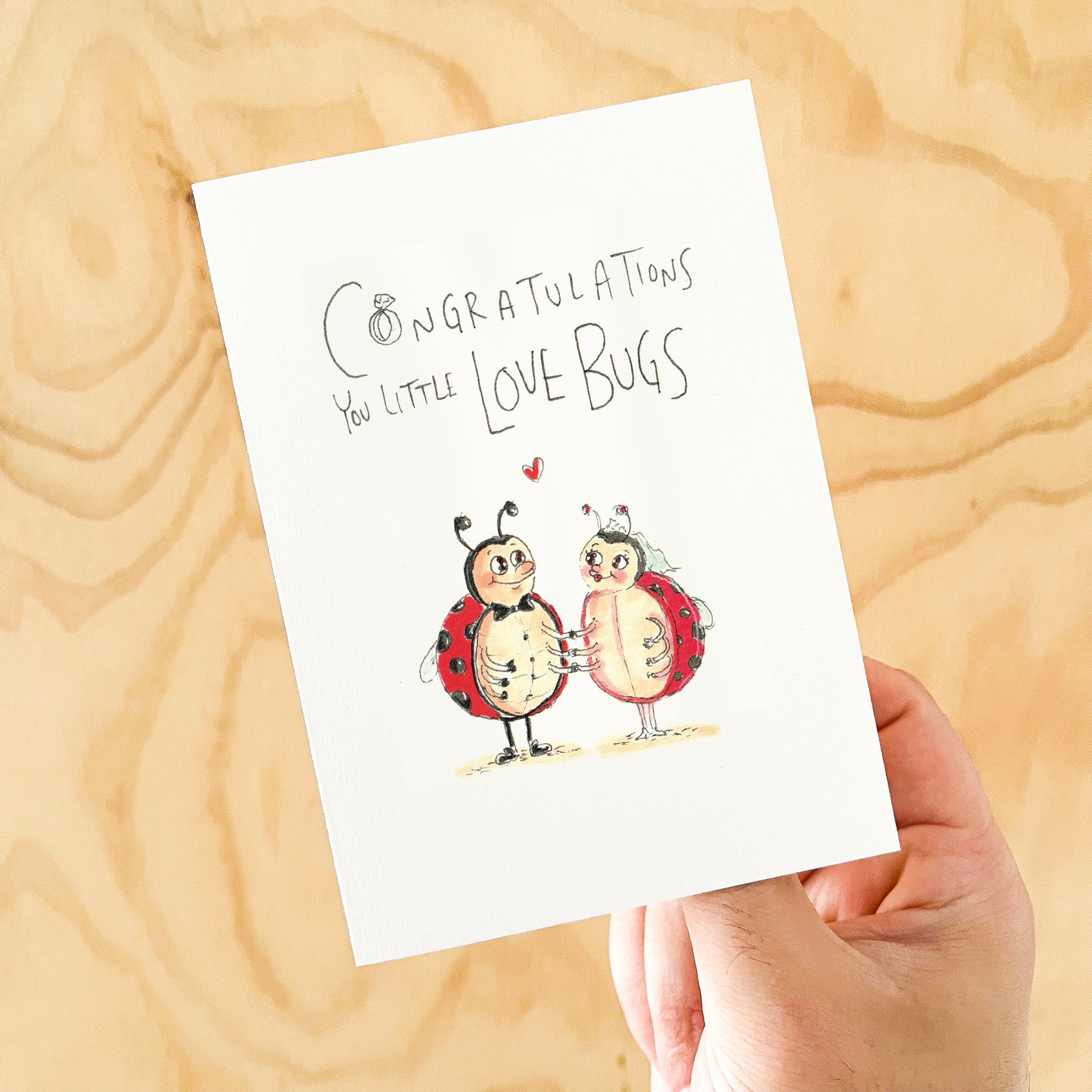 Congratulations you Little Love Bugs - Well Drawn