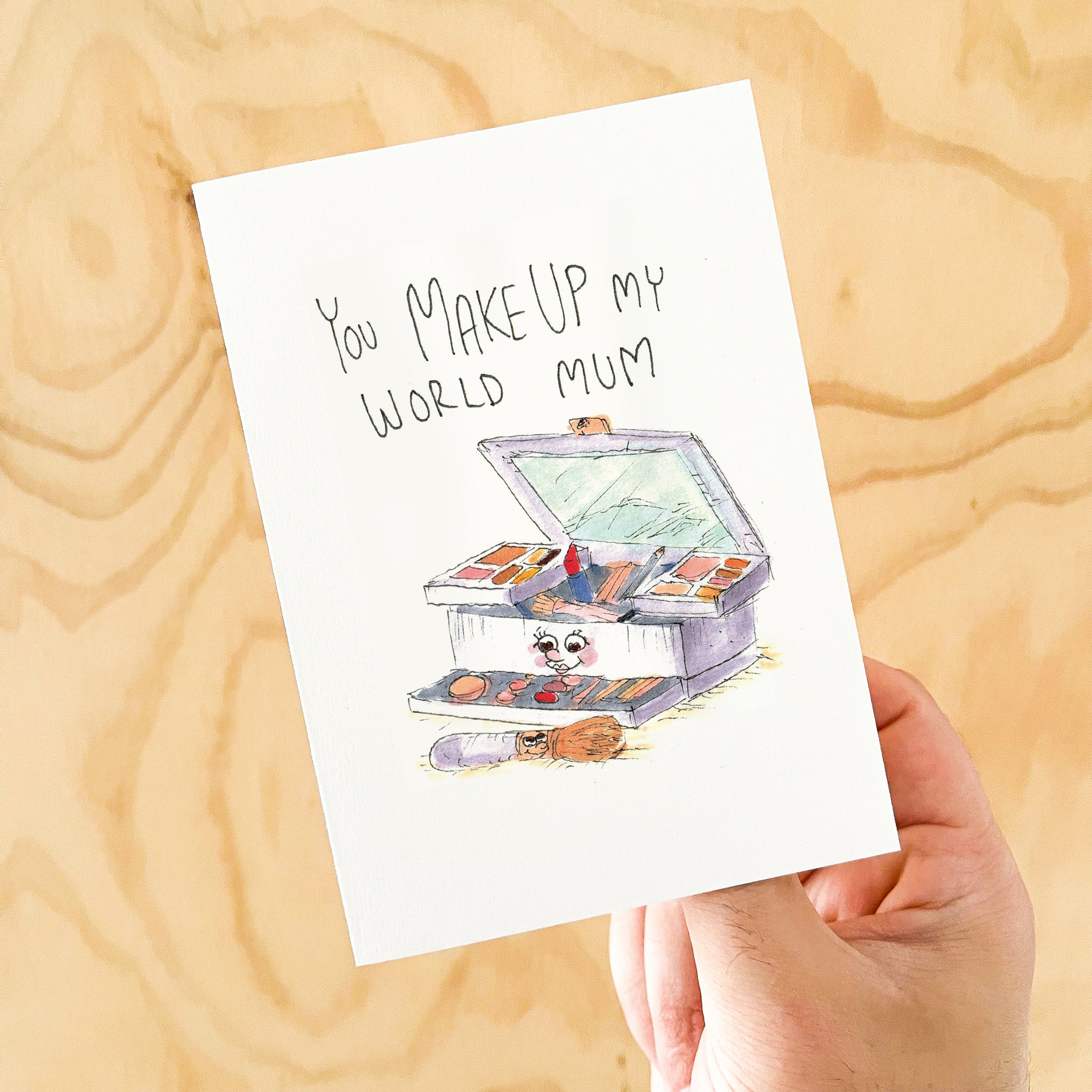 You Make Up My World Mum | Mother's Day Card 2026 - Well Drawn