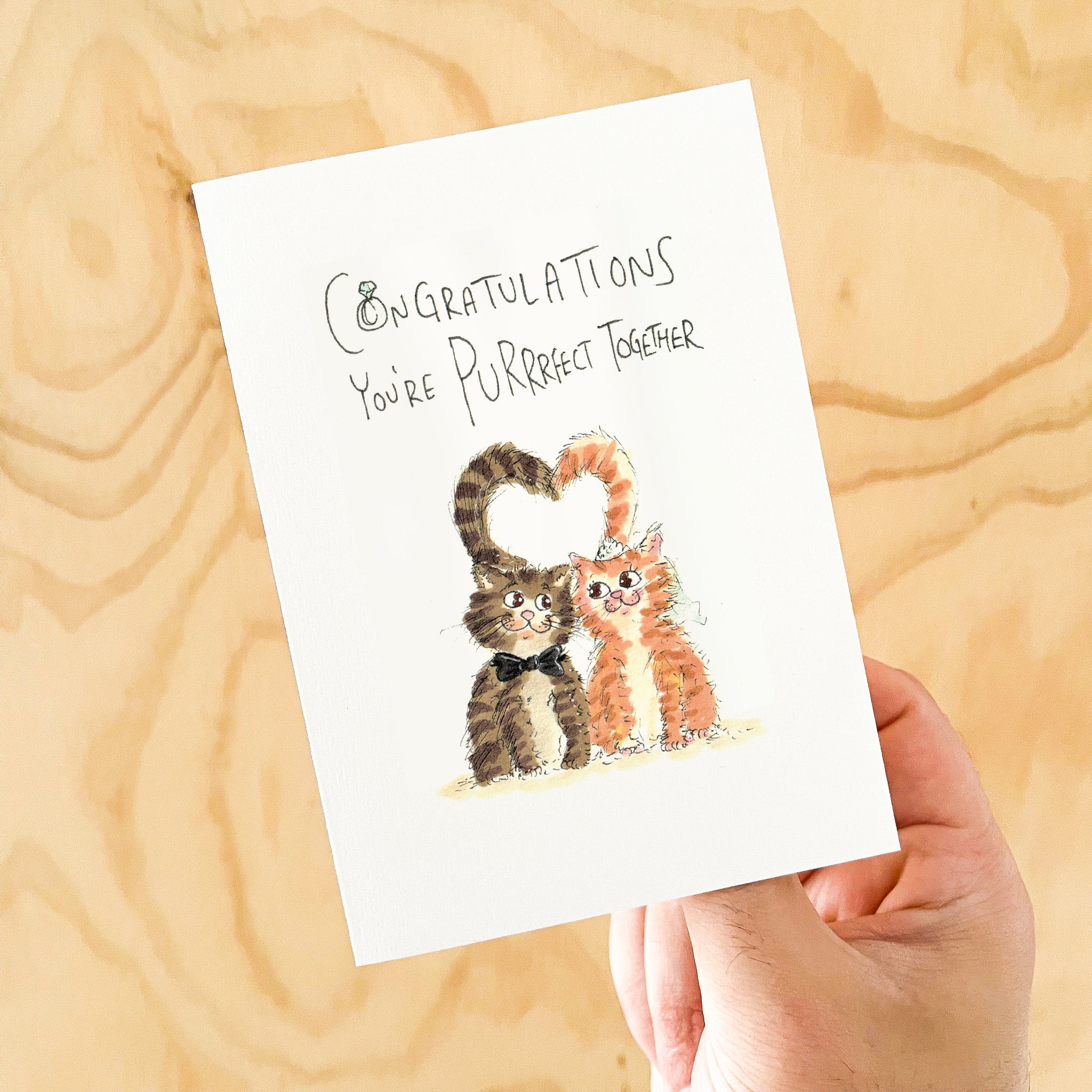 Congratulations You're Purrrfect Together