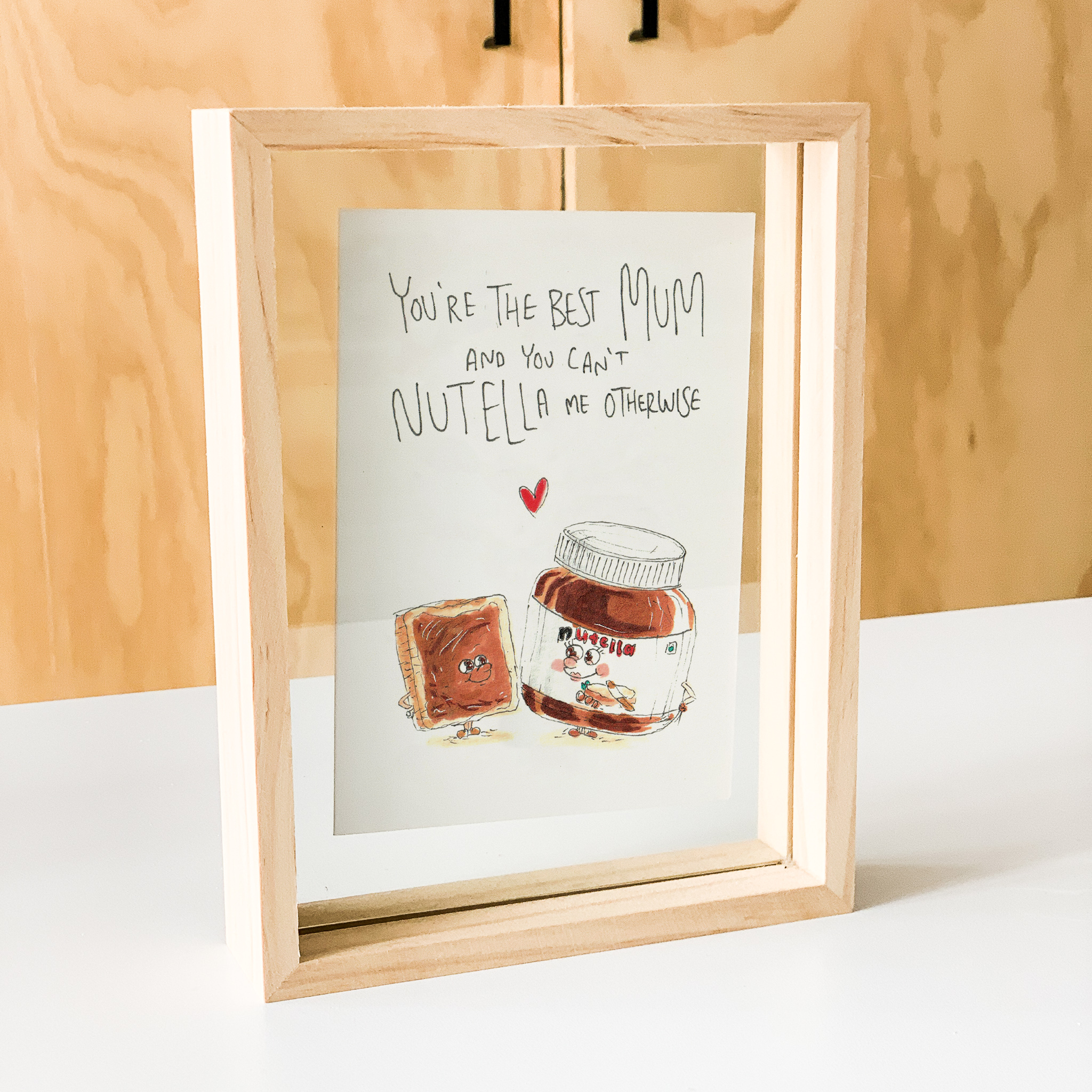 You're The Best Mum and You Can't Nutella Me Otherwise | Mother's Day Card 2026 - Well Drawn