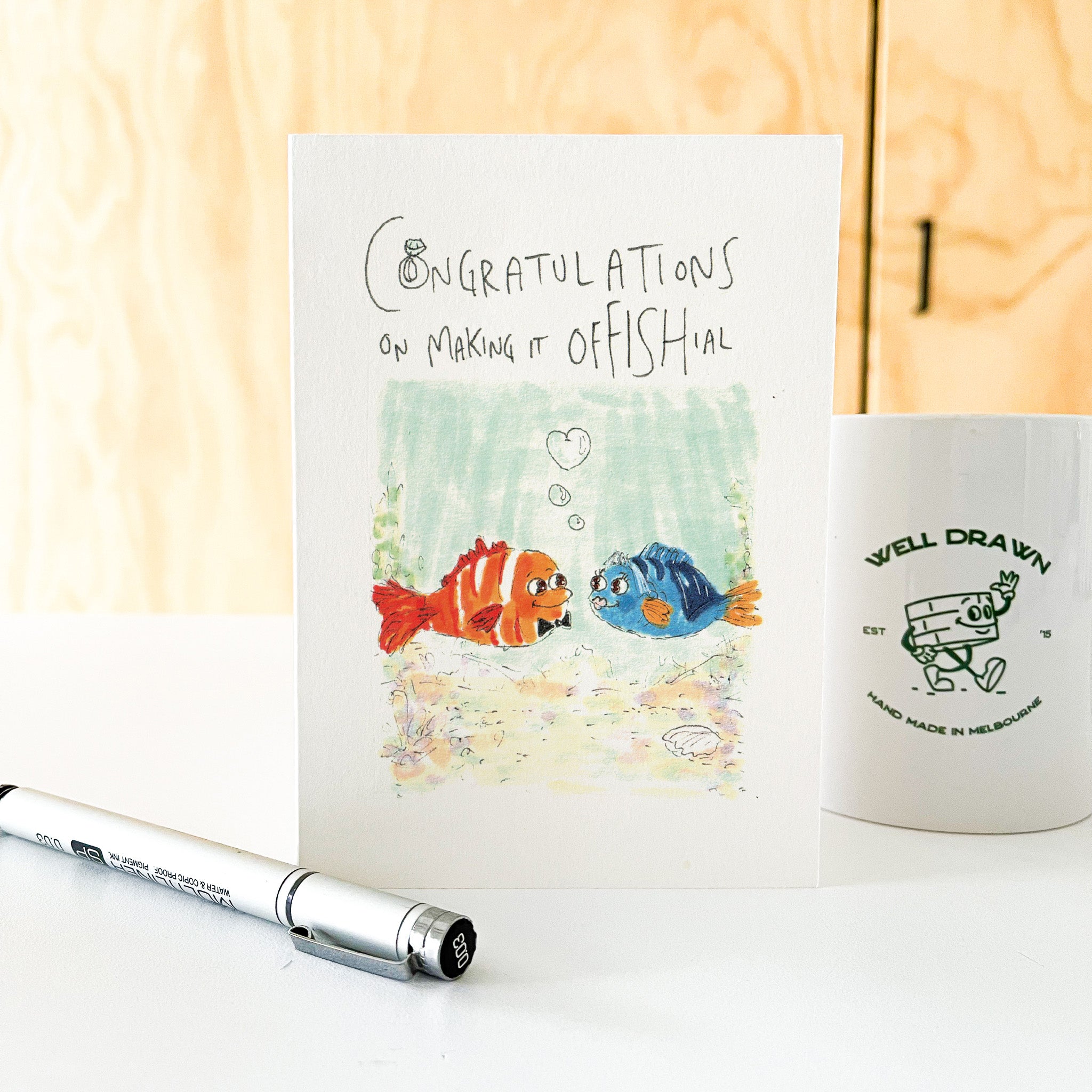Congratulations on Making It Offishial - Well Drawn