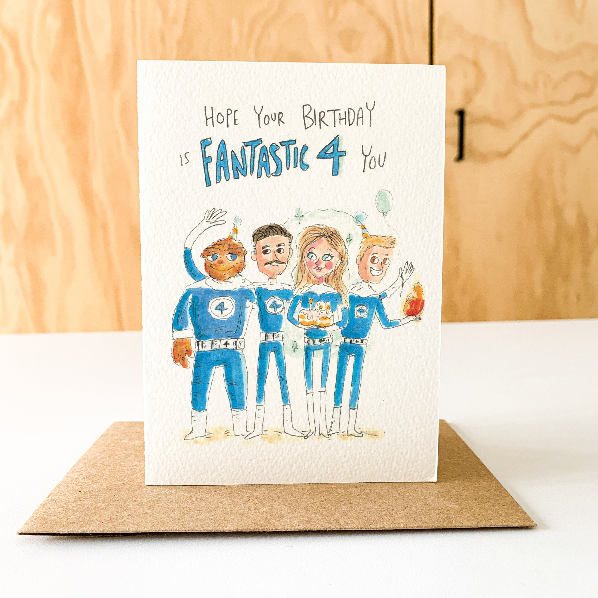 Hope your Birthday is Fantastic Four you | Fantastic 4 Birthday card