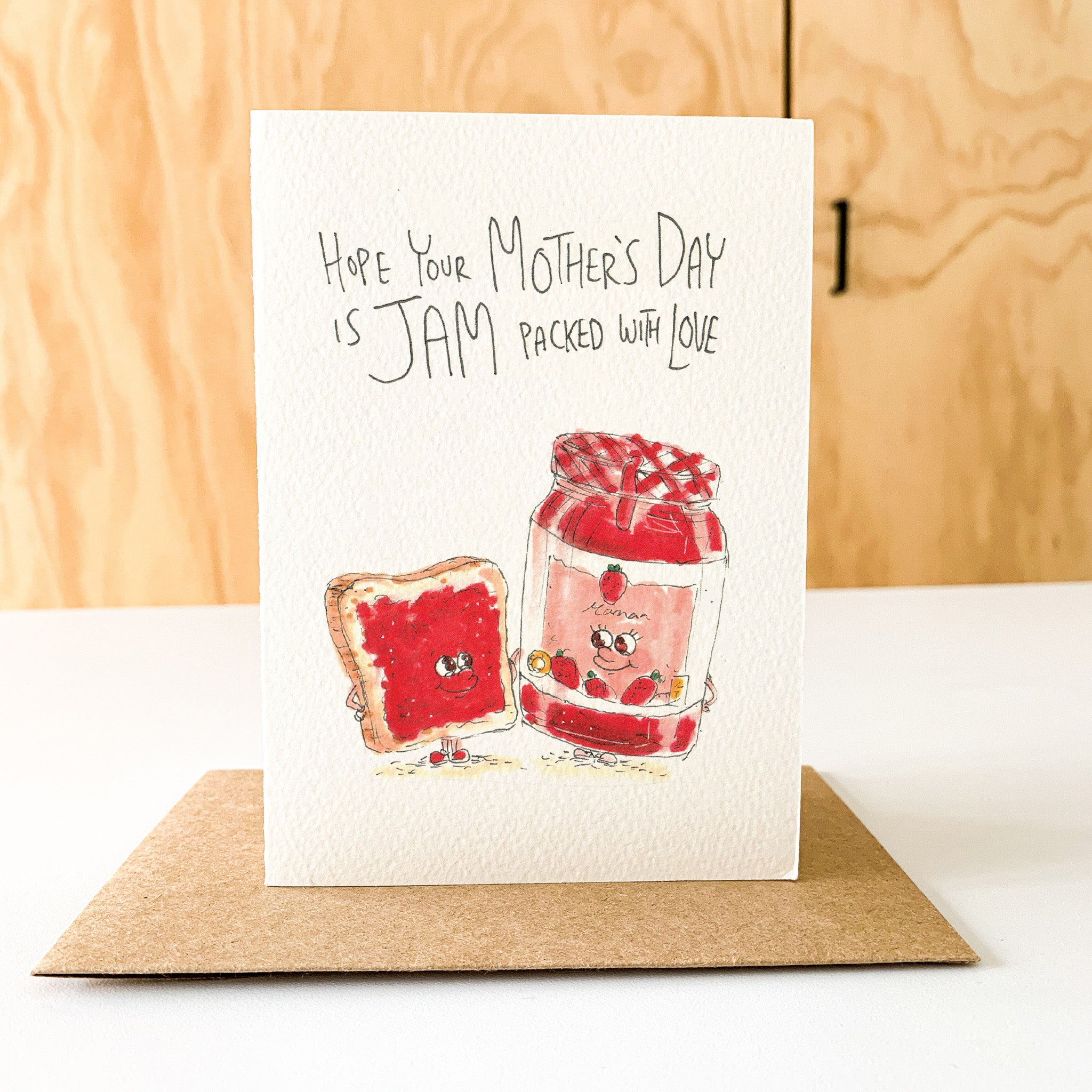 Hope Your Mother's Day is Jam Packed with Love | Mother's Day Card 2026 - Well Drawn
