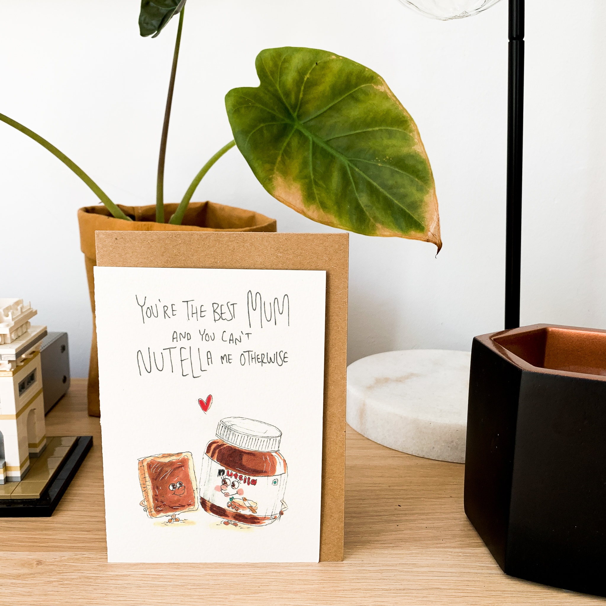You're The Best Mum and You Can't Nutella Me Otherwise | Mother's Day Card 2026 - Well Drawn