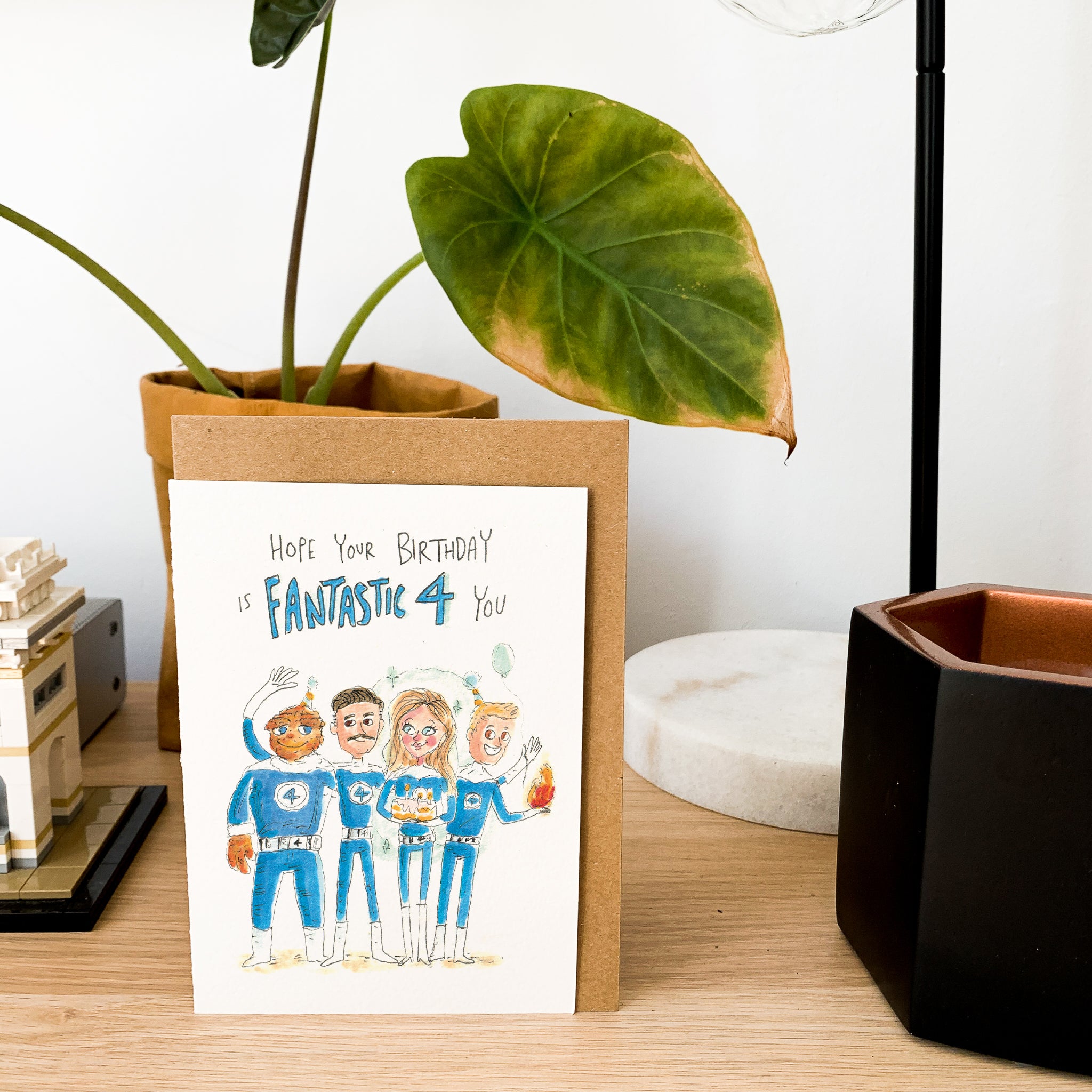 Hope your Birthday is Fantastic Four you | Fantastic 4 Birthday card