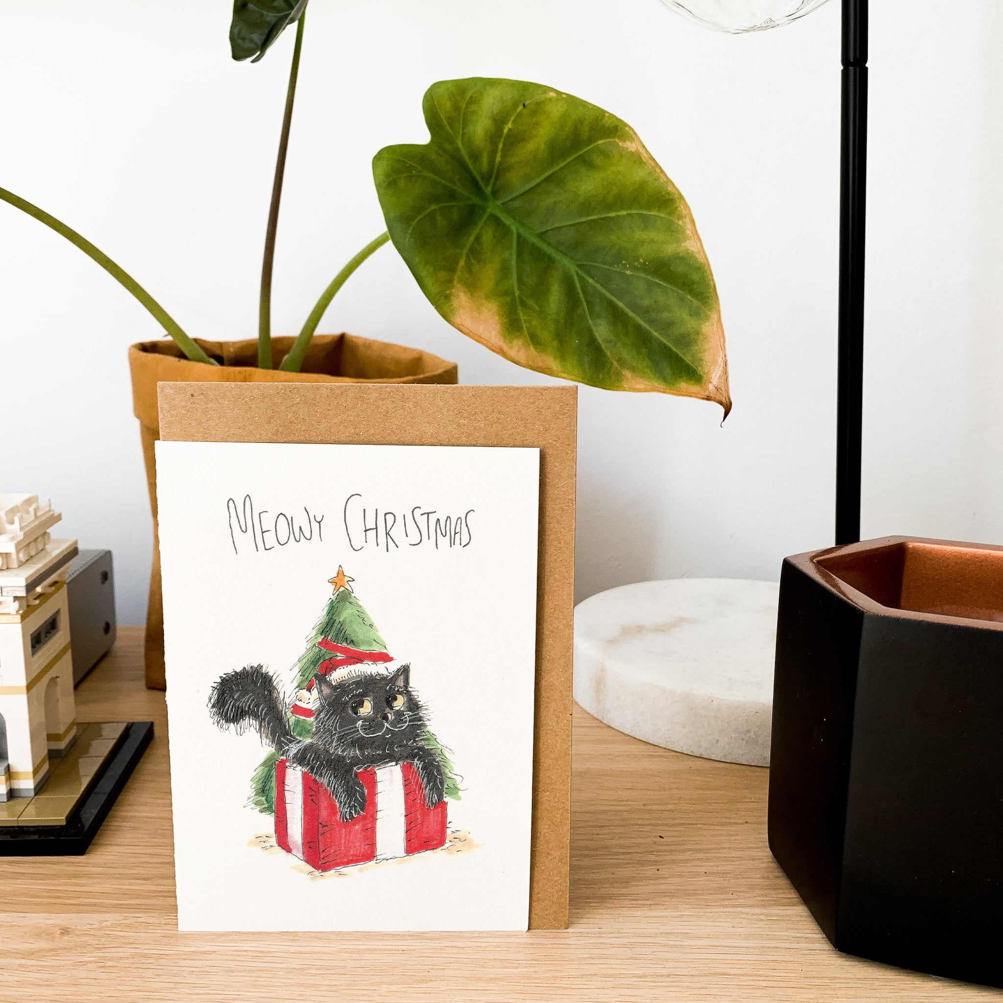 Meow Christmas - Black Cat | Long Hair
