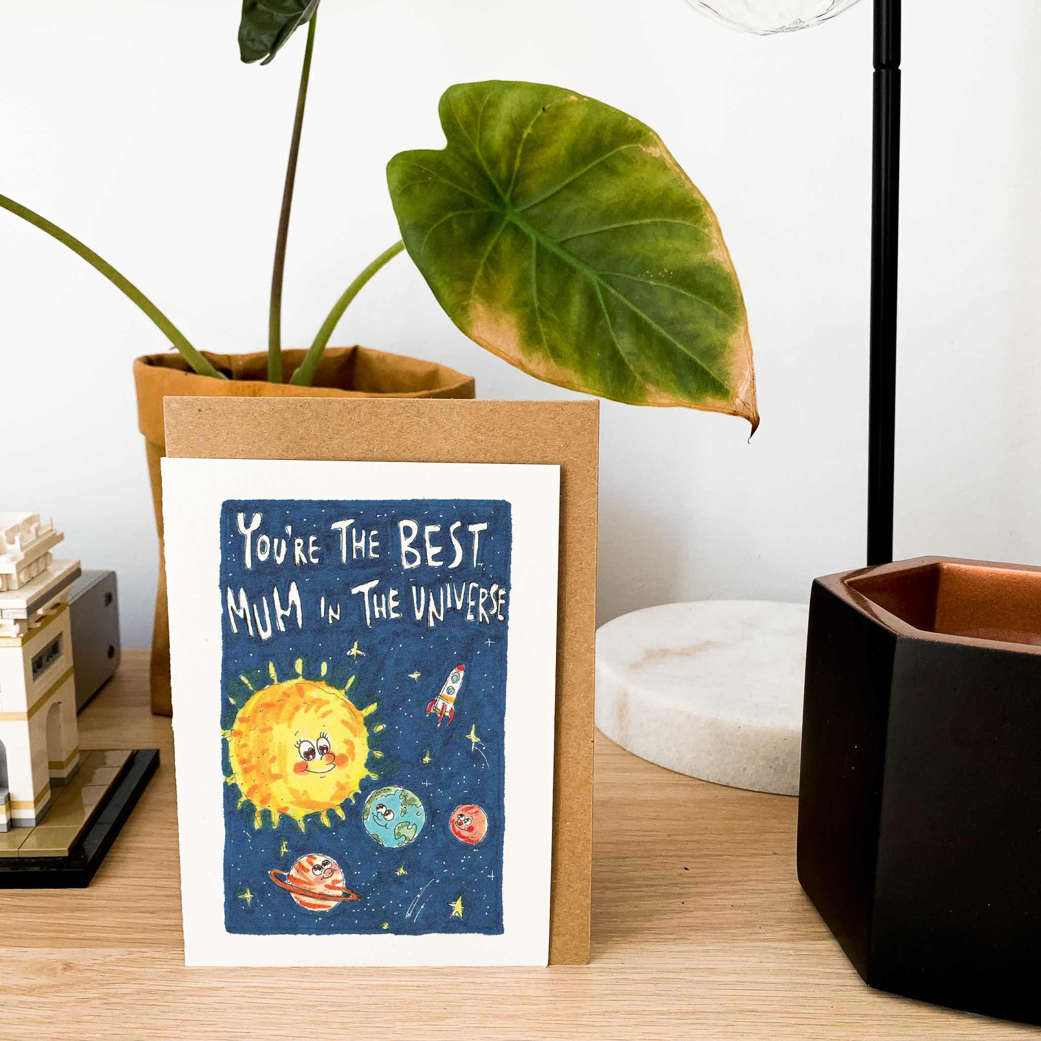 You're The Best Mum in The Universe | Mother's Day Card 2026 - Well Drawn