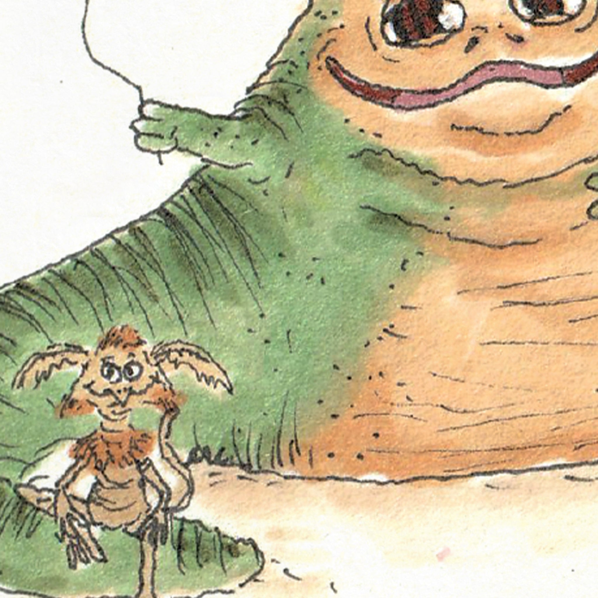 Jabba Great Birthday | Star wars card