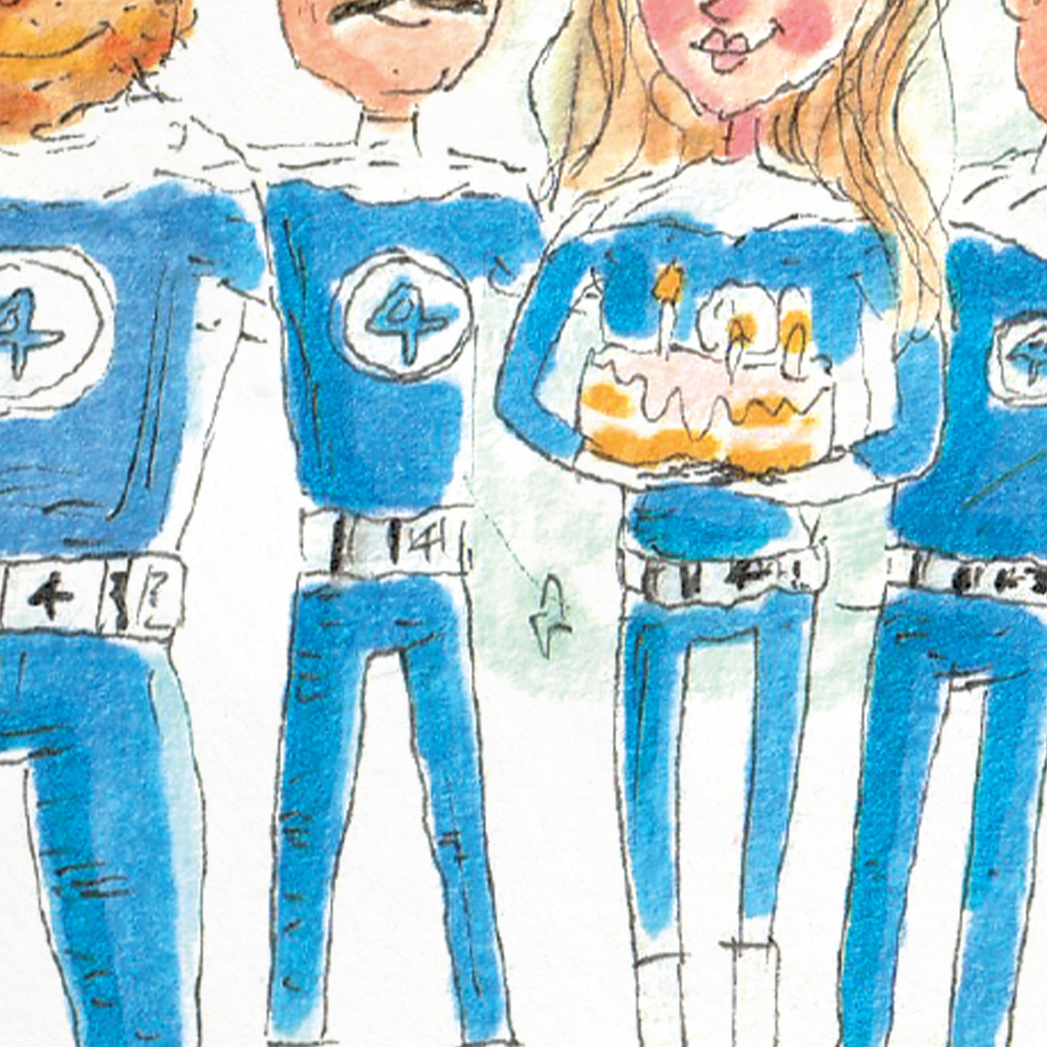Hope your Birthday is Fantastic Four you | Fantastic 4 Birthday card
