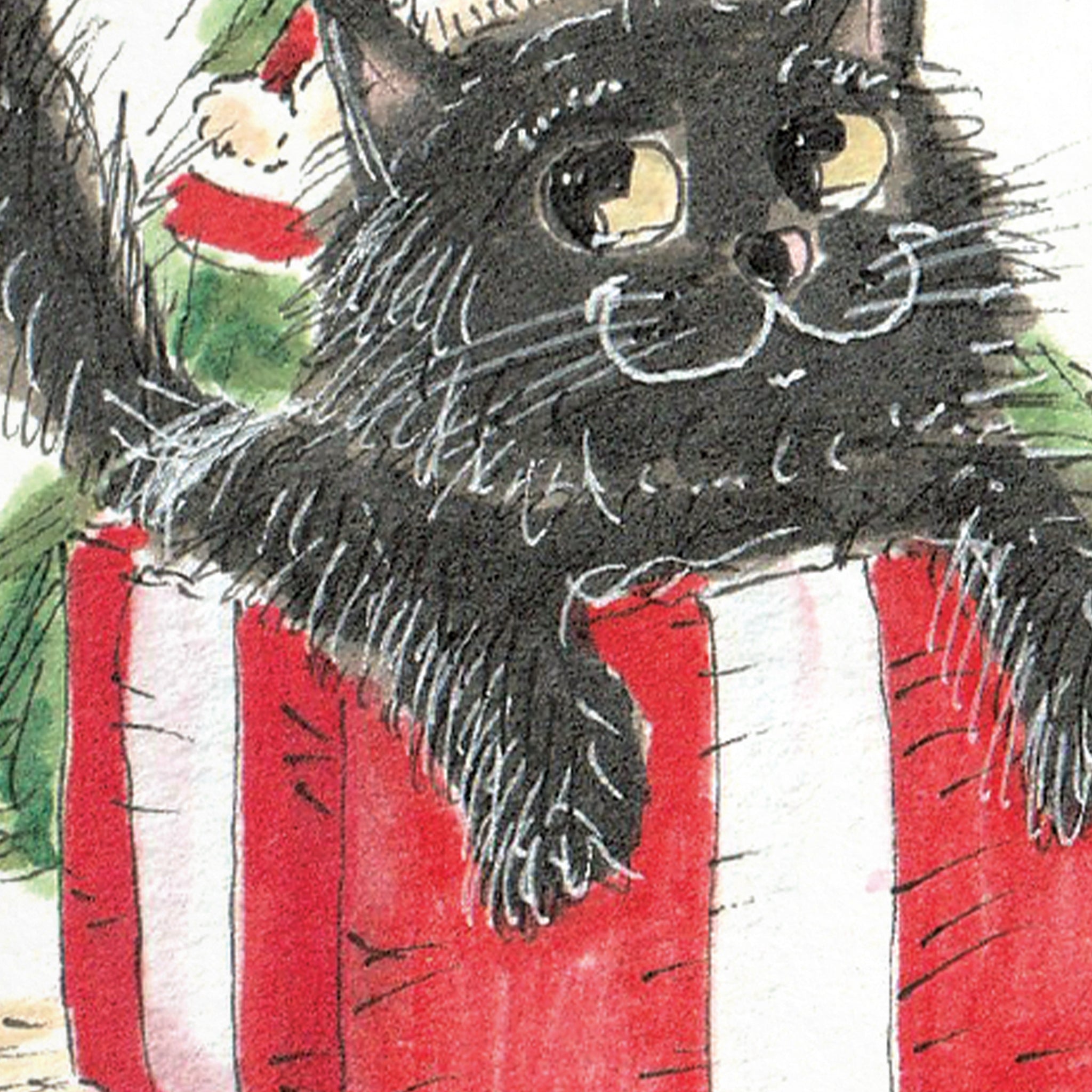 Meow Christmas - Black Cat | Long Hair
