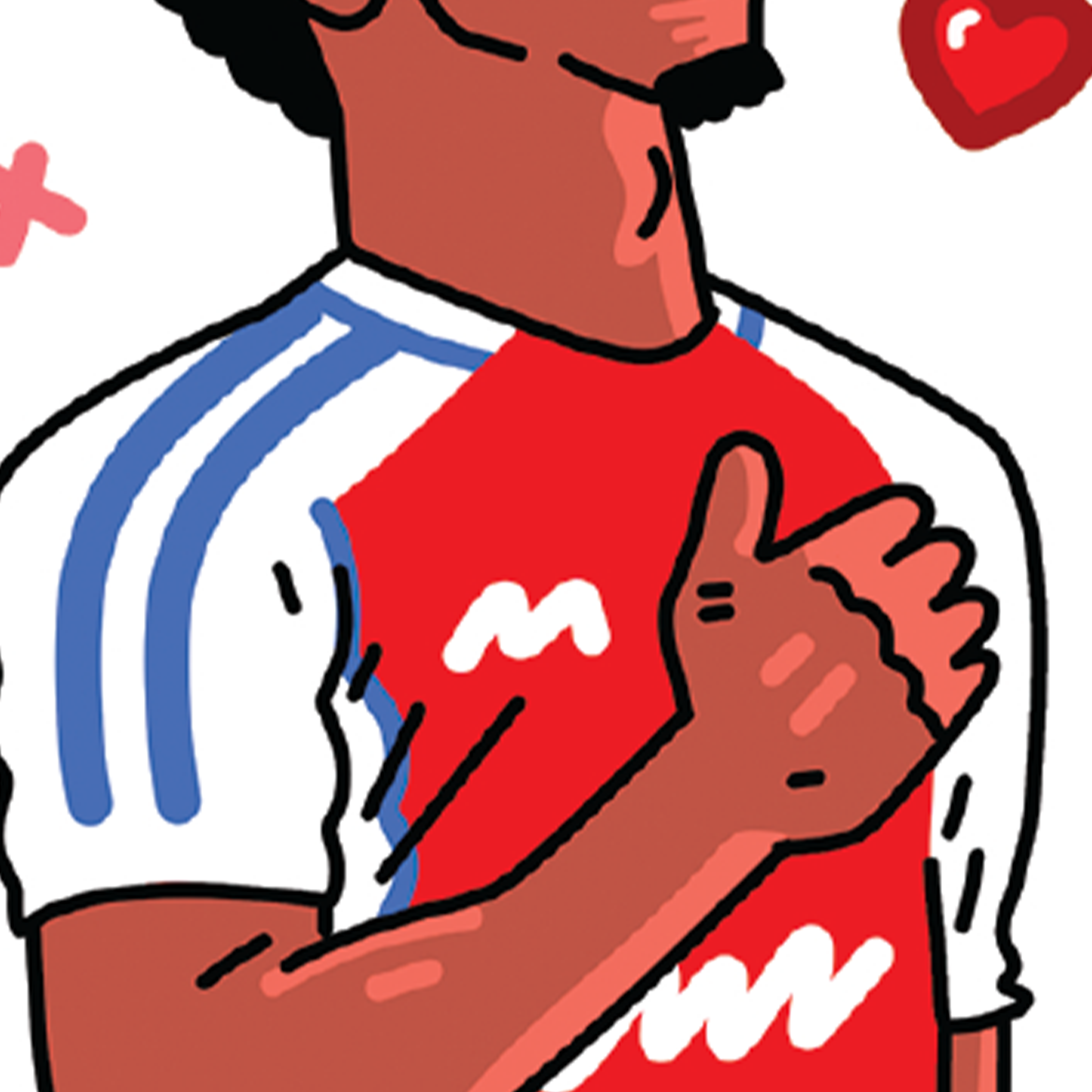 I'm a Saka for You - Football Fans - Soccer special - Well Drawn