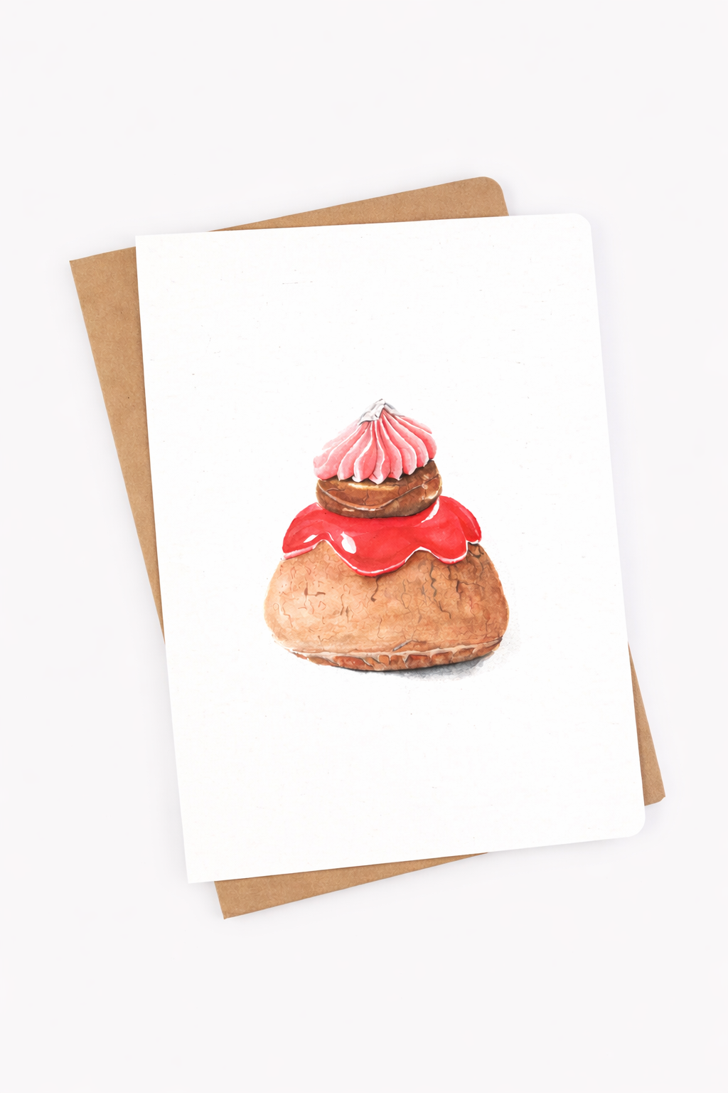 Choux Pastry Greeting Card - Well Drawn