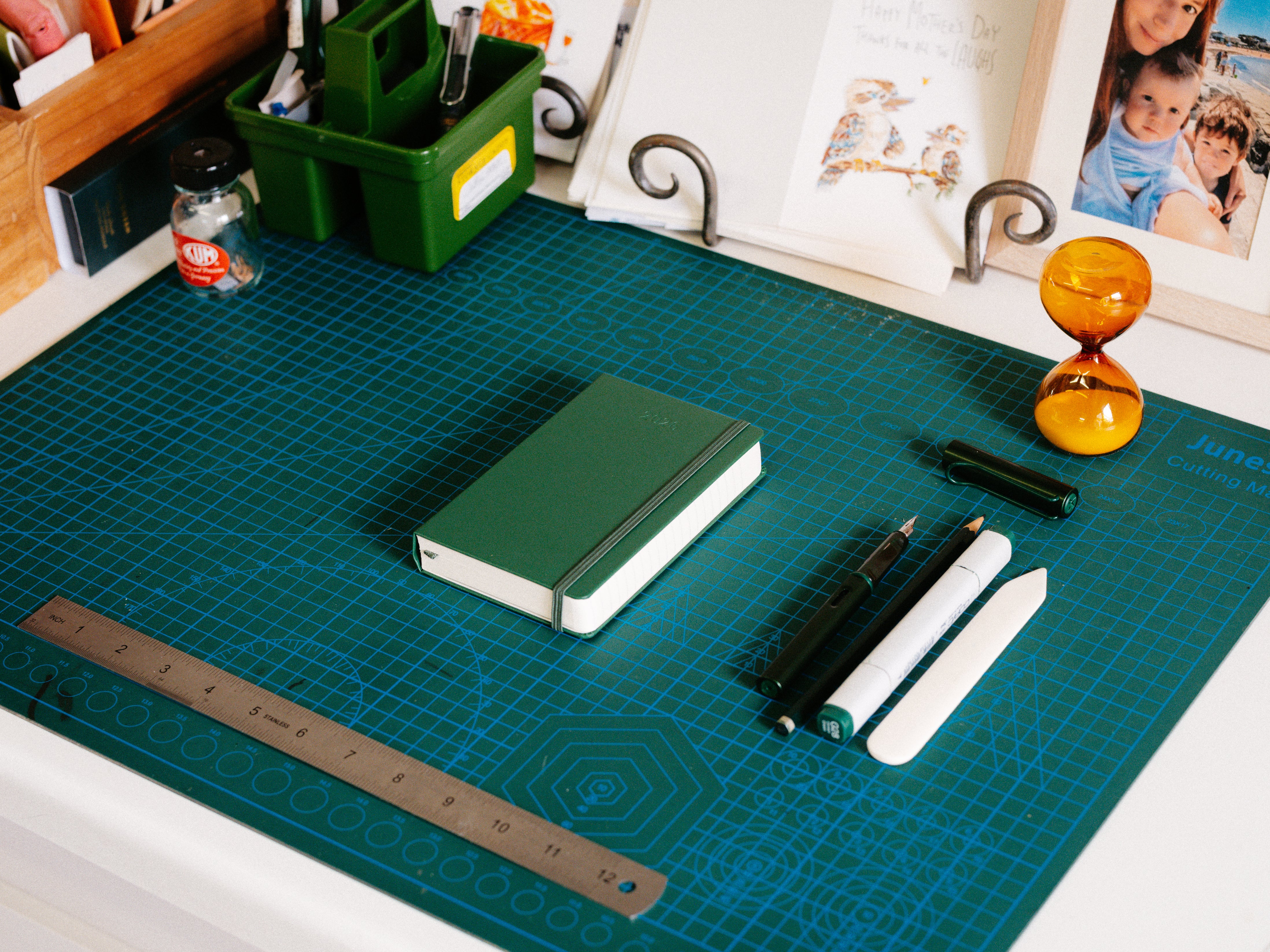 Moleskine - 2026 - 12 Month Daily Hard Cover Diary - Pocket - Myrtle Green - Well Drawn