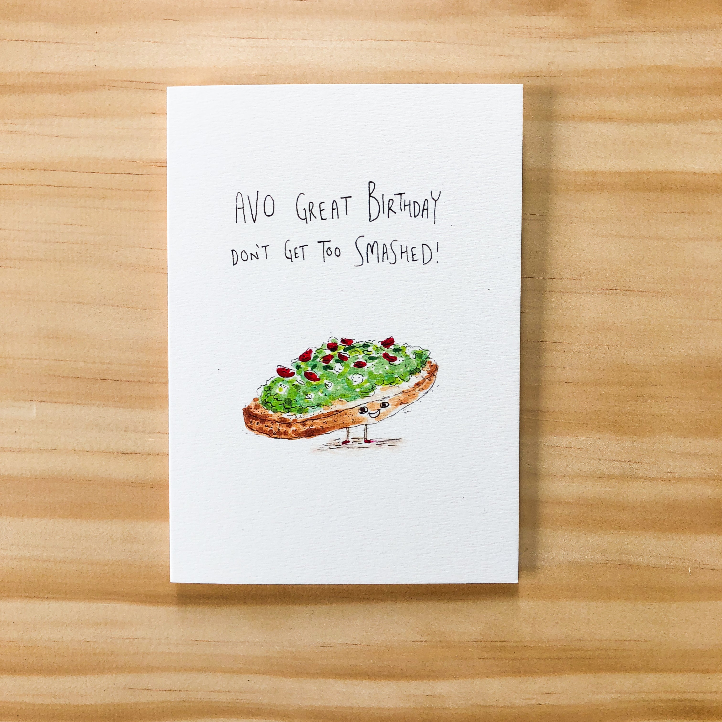 Avo Great Birthday — Well Drawn greeting card