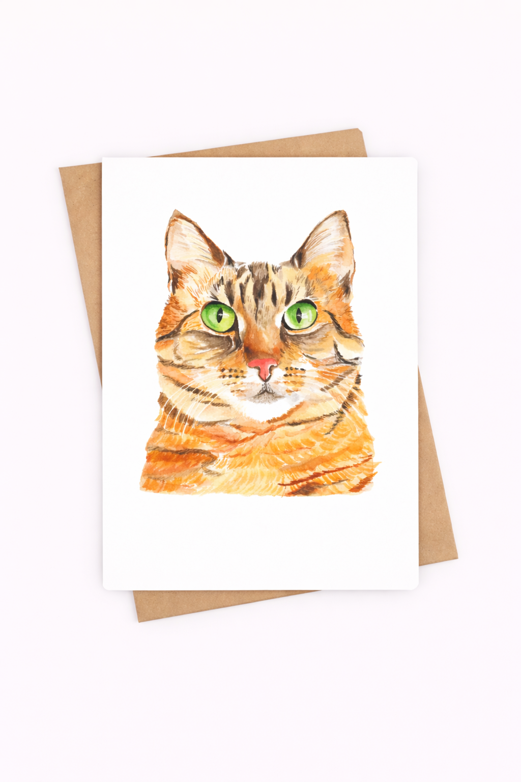 Kitty Illustrated Card - Well Drawn