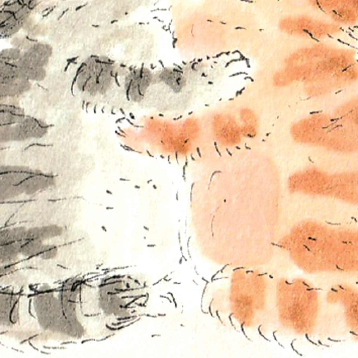 Big Hugs To You thoughtful sympathy and comfort greeting card by Well Drawn Melbourne, image 9