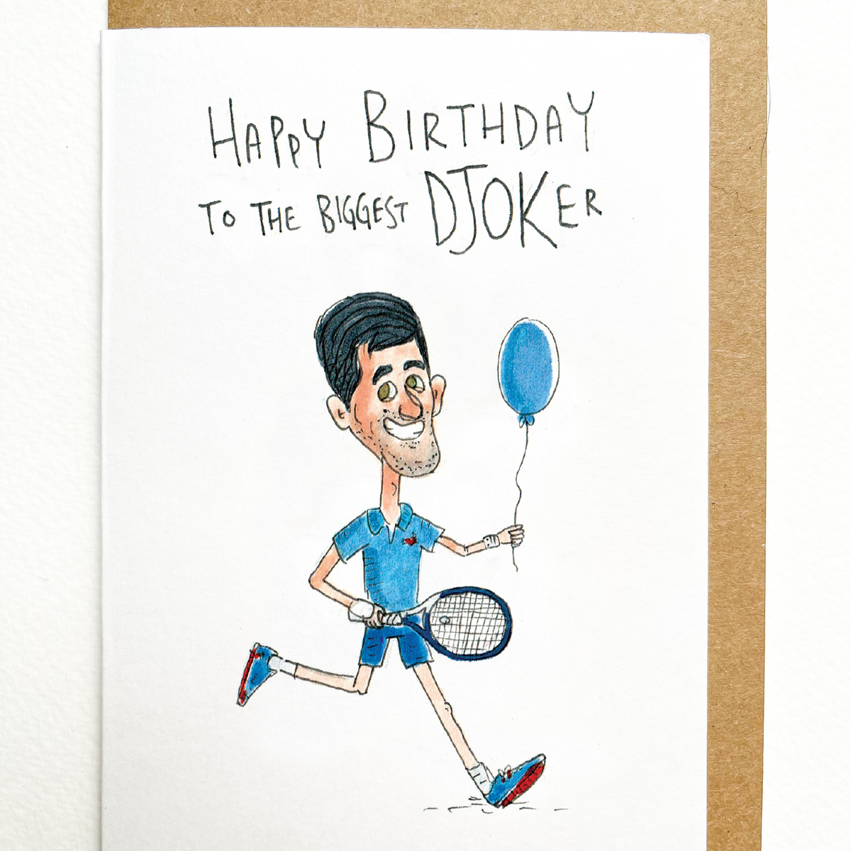 Happy Birthday to The Biggest Djoker greeting card lifestyle photo