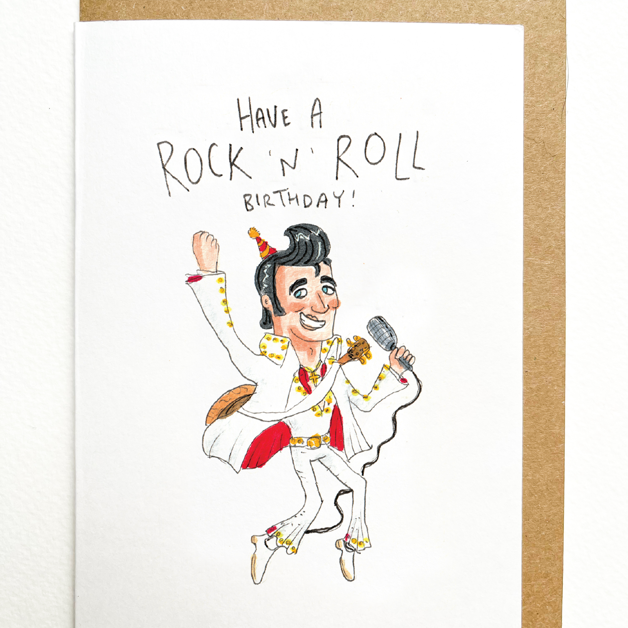 Have a Rock N Roll Birthday greeting card lifestyle photo