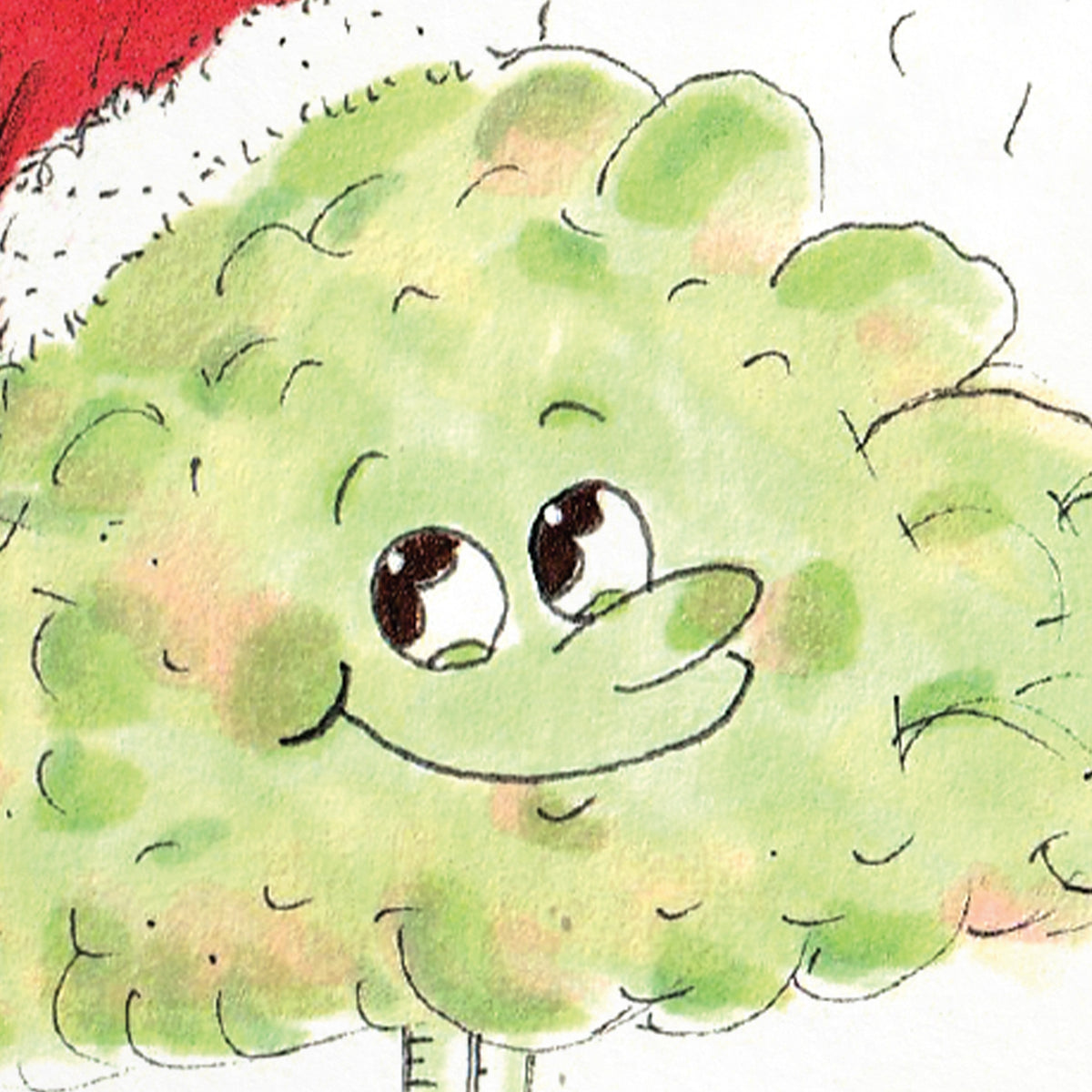 Jingle Smells hand-drawn funny fart joke Christmas card by Well Drawn Australia, product image 9