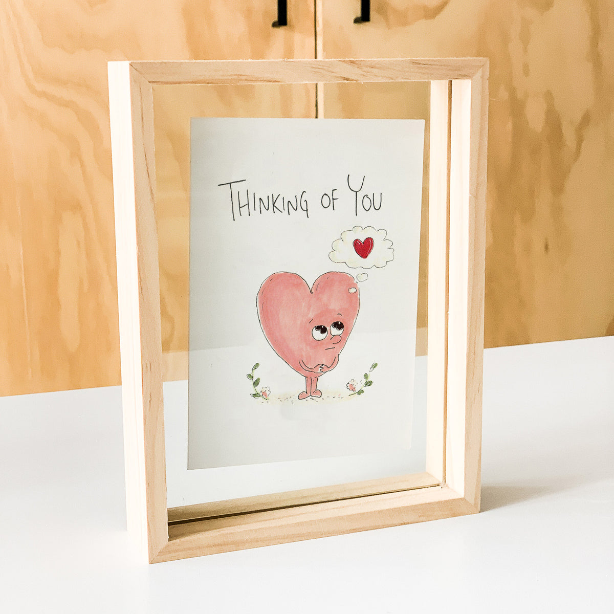 Thinking Of You support card for grief, loss and difficult times by Well Drawn Melbourne, image 5