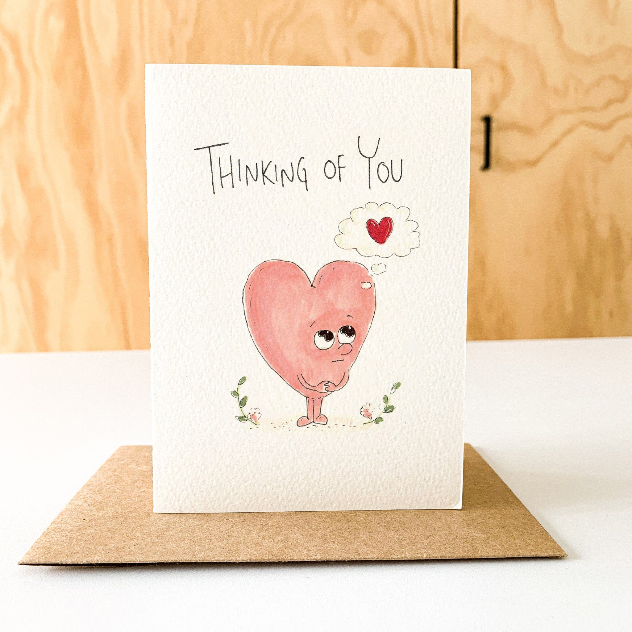Thinking Of You hand-drawn sympathy support card by Well Drawn Australia, image 7