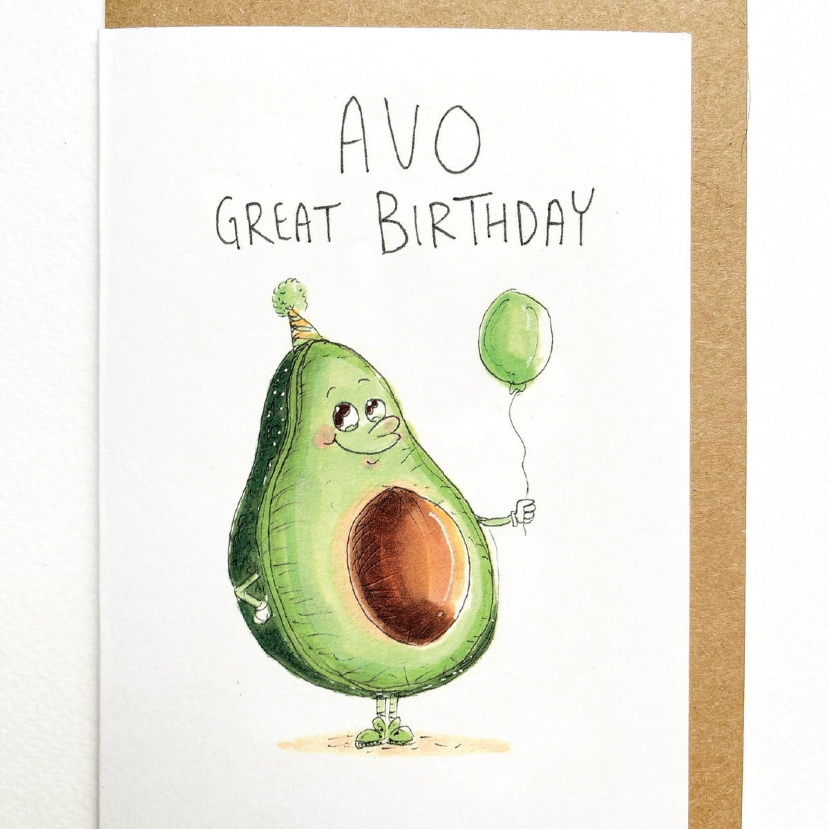 Avo Great Birthday | Well Drawn A6 birthday greeting card photo 2 of 9