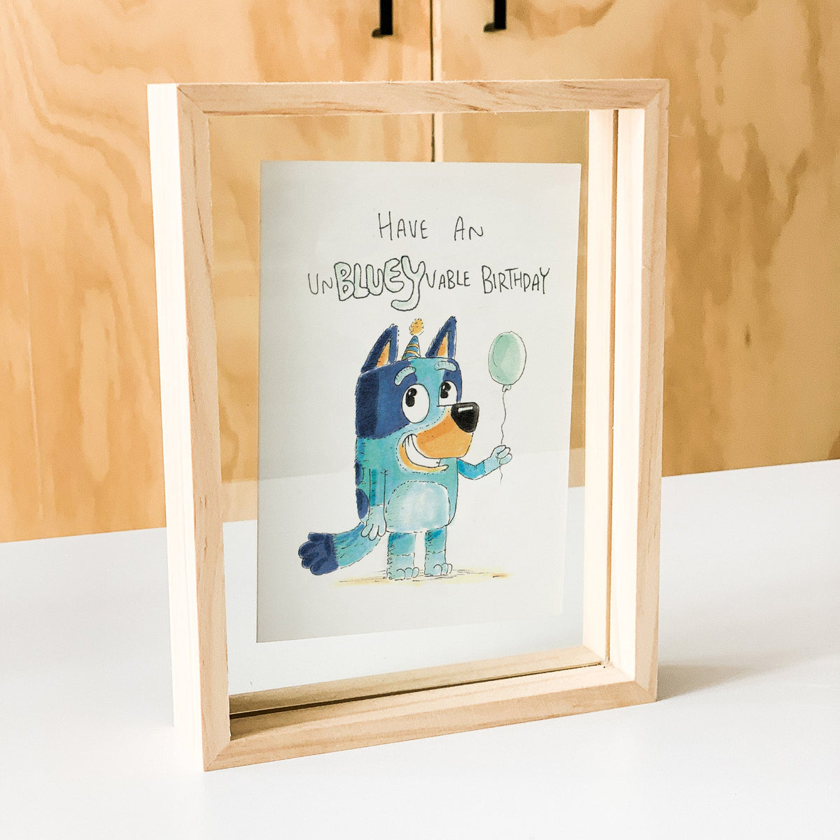 Have an UnBLUEYvable Birthday | Well Drawn A6 birthday greeting card photo 5 of 9