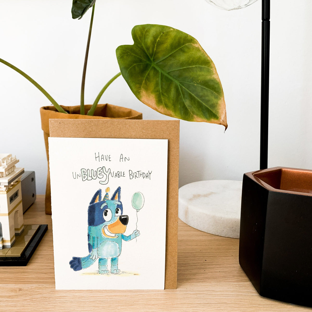 Have an UnBLUEYvable Birthday | Well Drawn A6 birthday greeting card photo 8 of 9