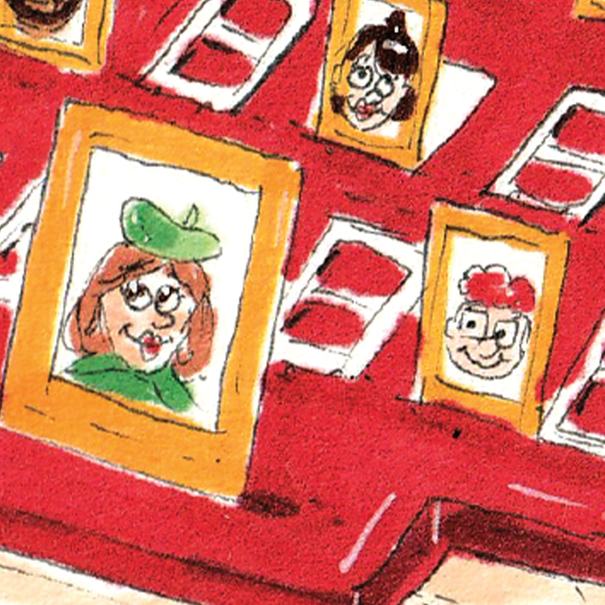 GUESS WHO's Having a Birthday | Well Drawn A6 birthday greeting card photo 9 of 9