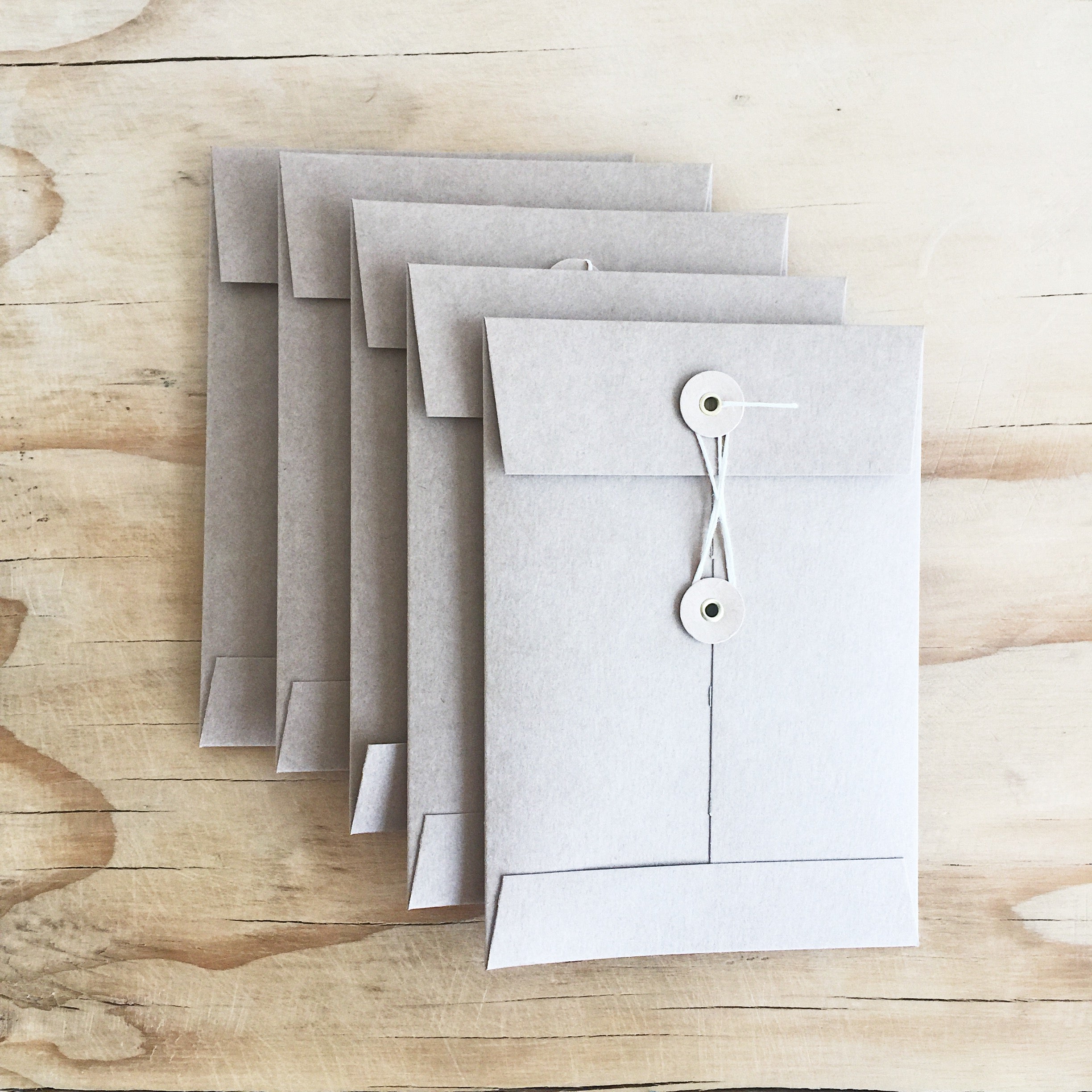 A6 Kraft String Tie Envelope - Bundles - Well Drawn