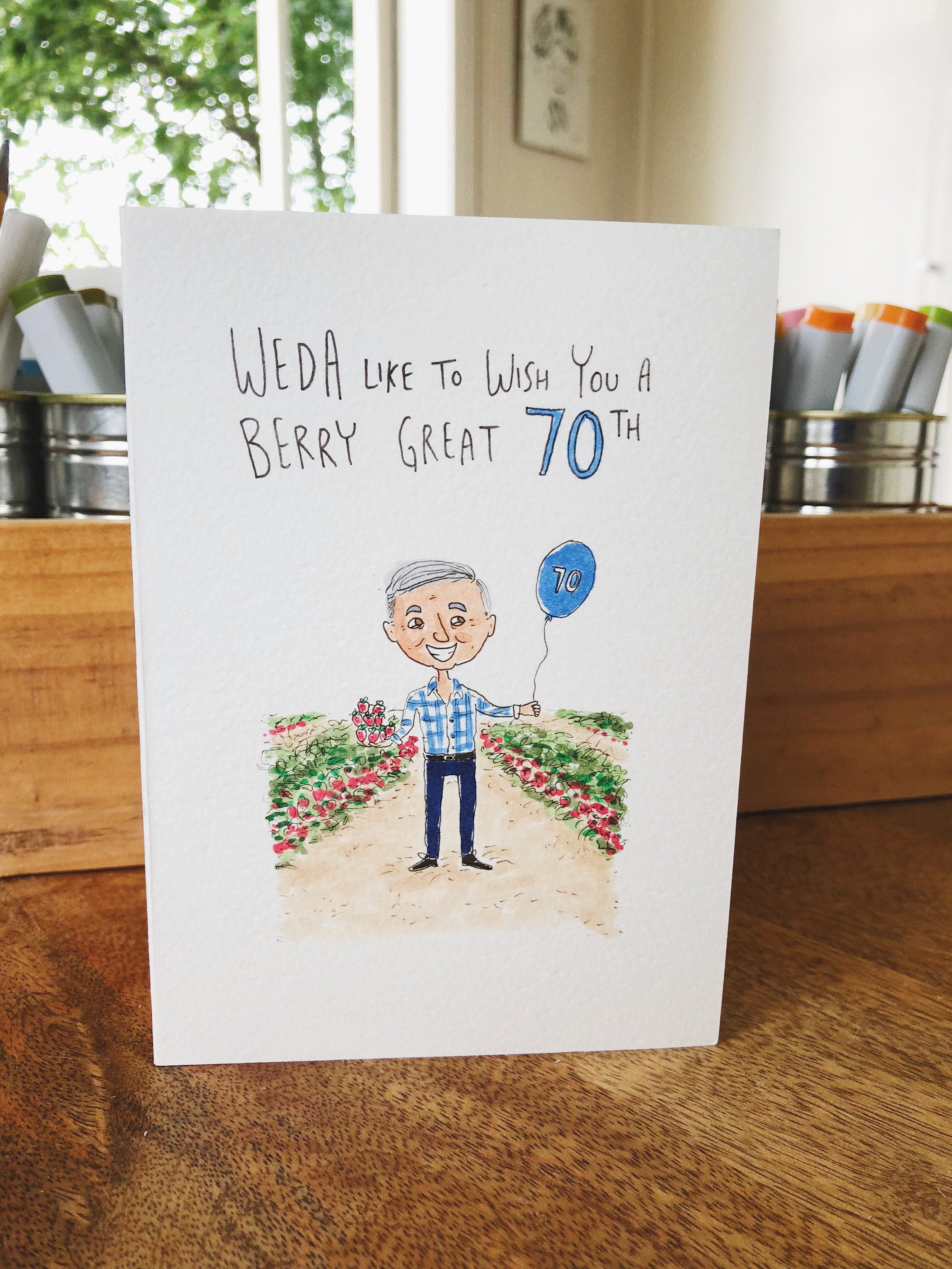 Custom Illustration - A6 - Well Drawn