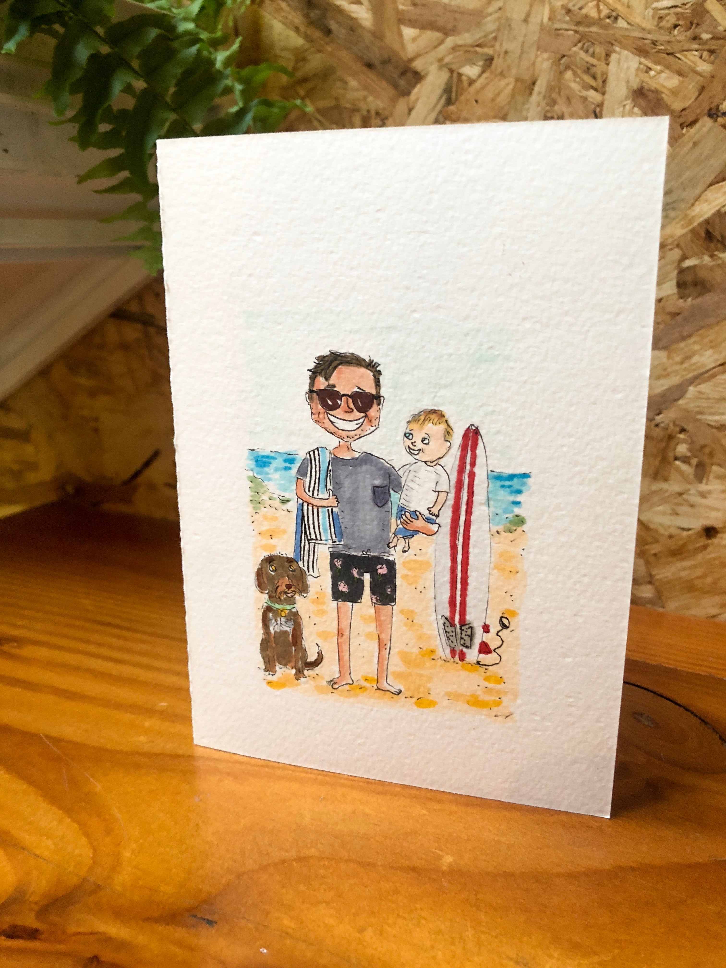 Custom Illustration - A6 - Well Drawn