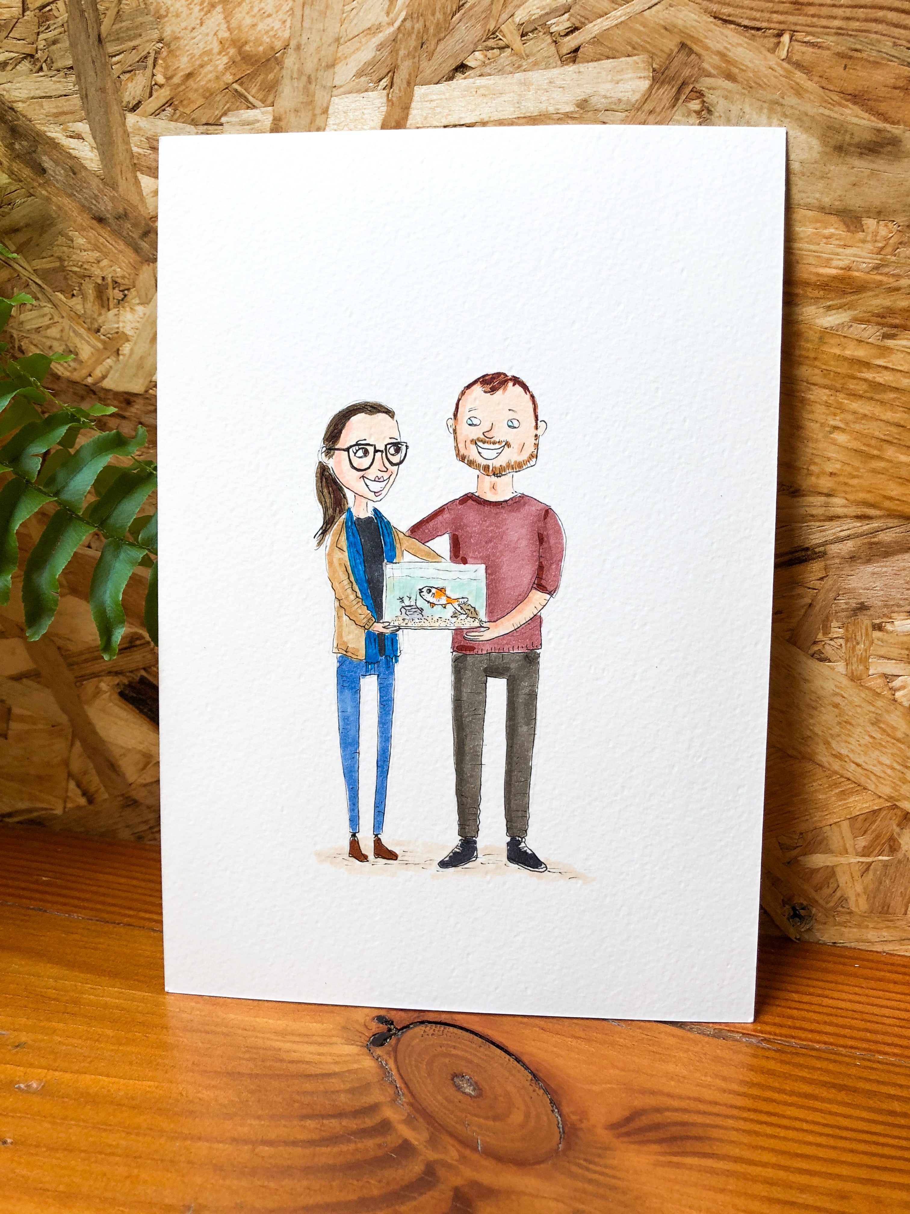 Custom Illustration - A5 - Well Drawn