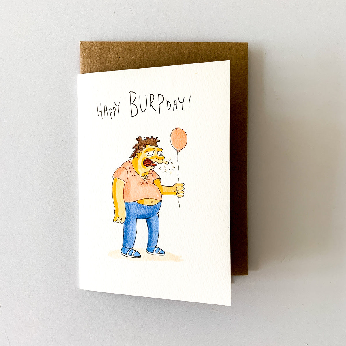 Happy Burpday | special someone | hand-made card | Celebrations | Card