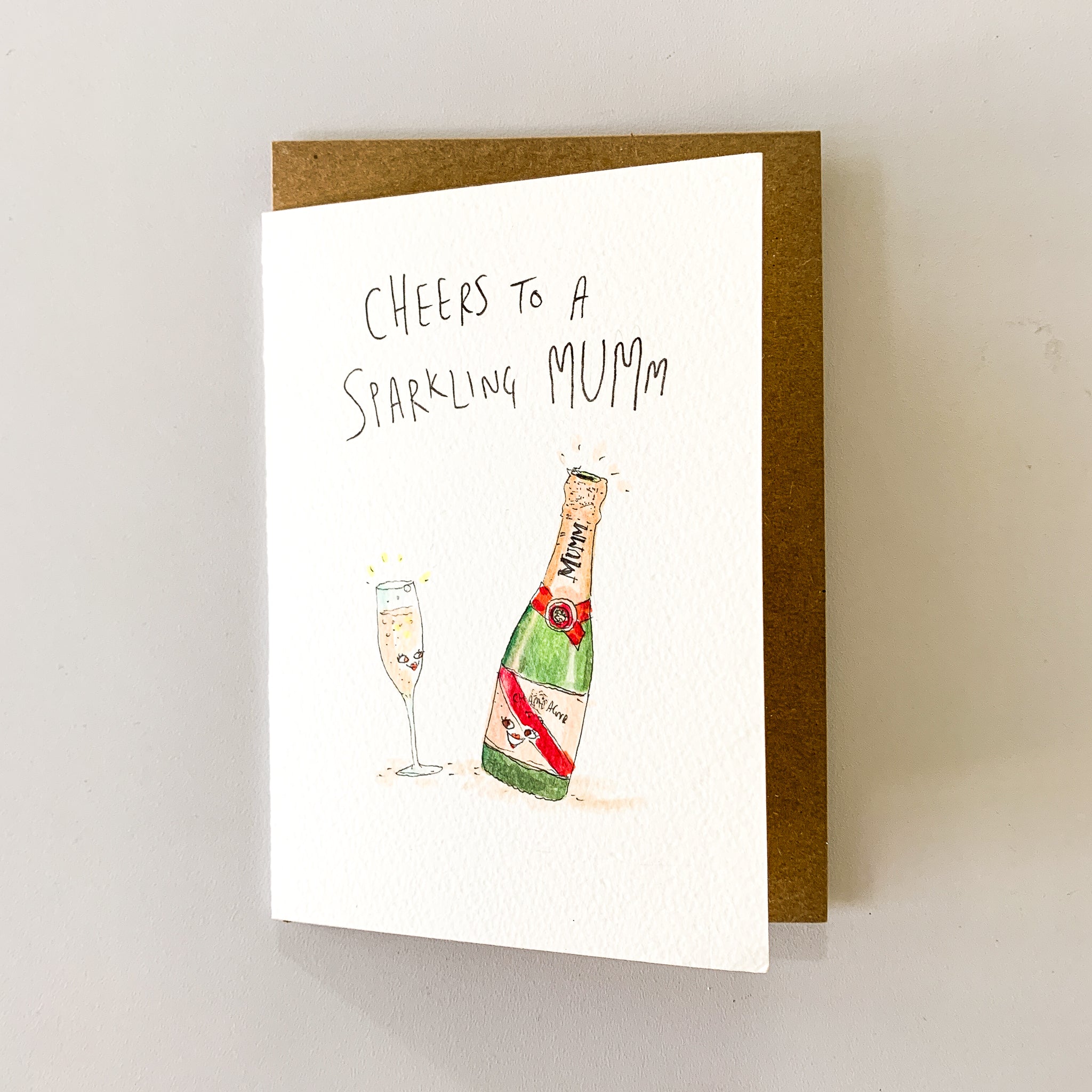 Cheers To A Sparkling Mumm - Well Drawn