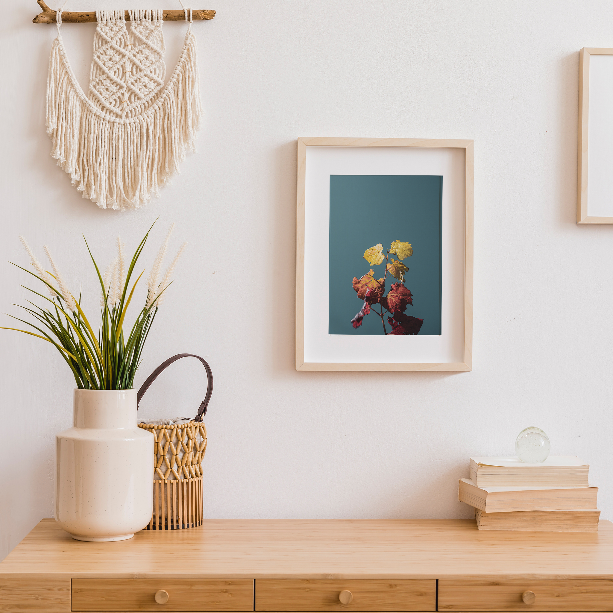 Minimal Calming Leaves- by Ash K - Well Drawn