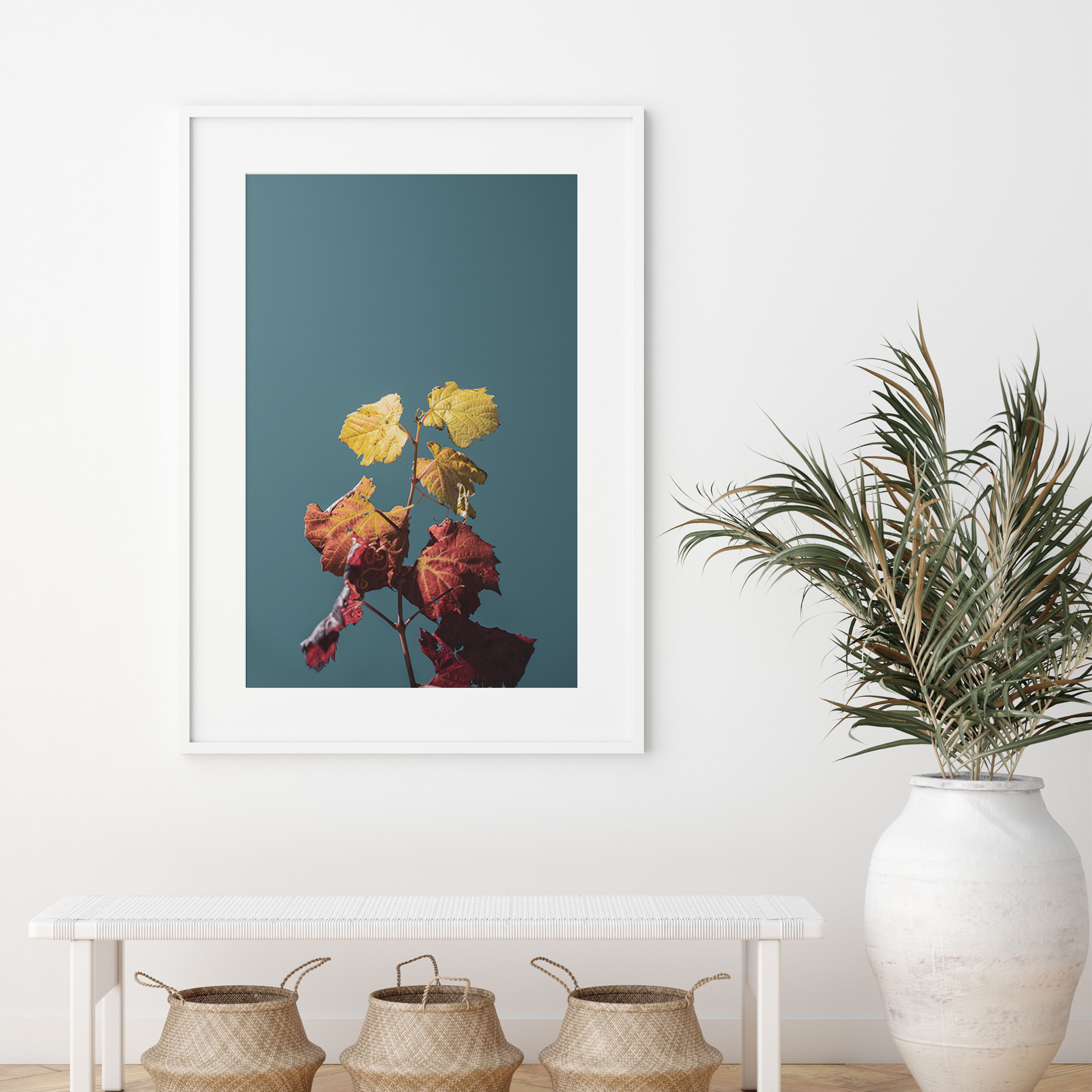 Minimal Calming Leaves- by Ash K - Well Drawn