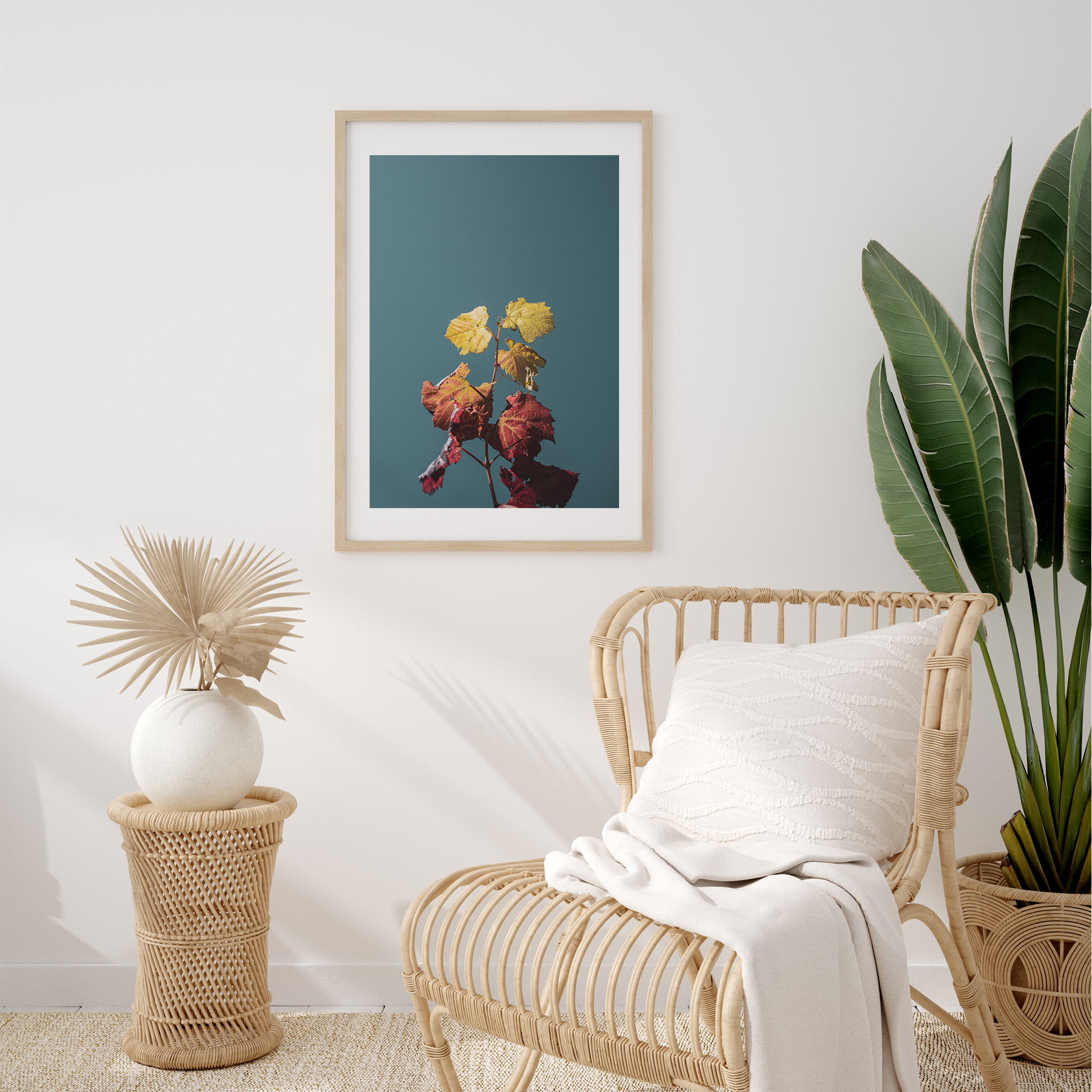 Minimal Calming Leaves- by Ash K - Well Drawn