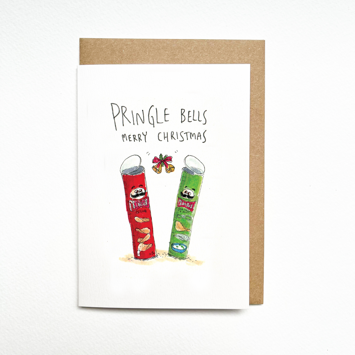 Pringle Bells, Merry Christmas Welldrawn Cards for Christmas