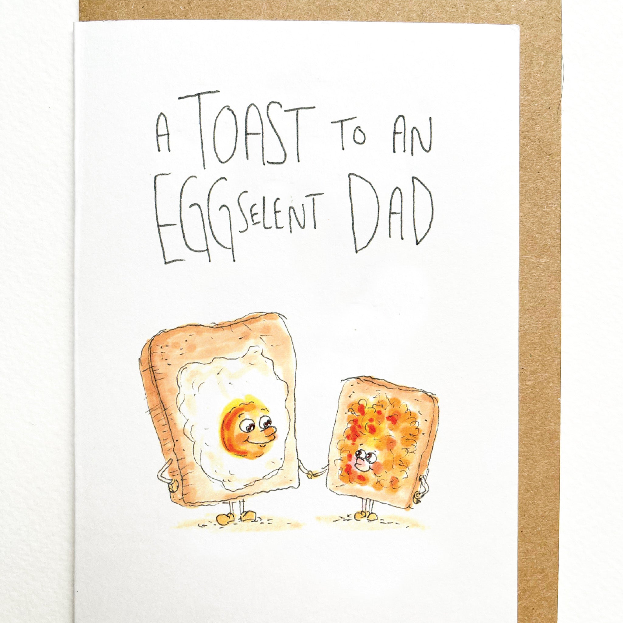 A Toast to an Eggselent Dad - Well Drawn